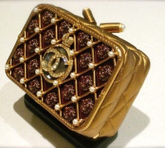 Very Rare Minaudiere Chanel Moscow Lion Head Clutch