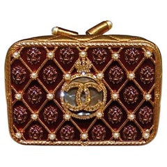 Very Rare Minaudiere Chanel Moscow Lion Head Clutch
