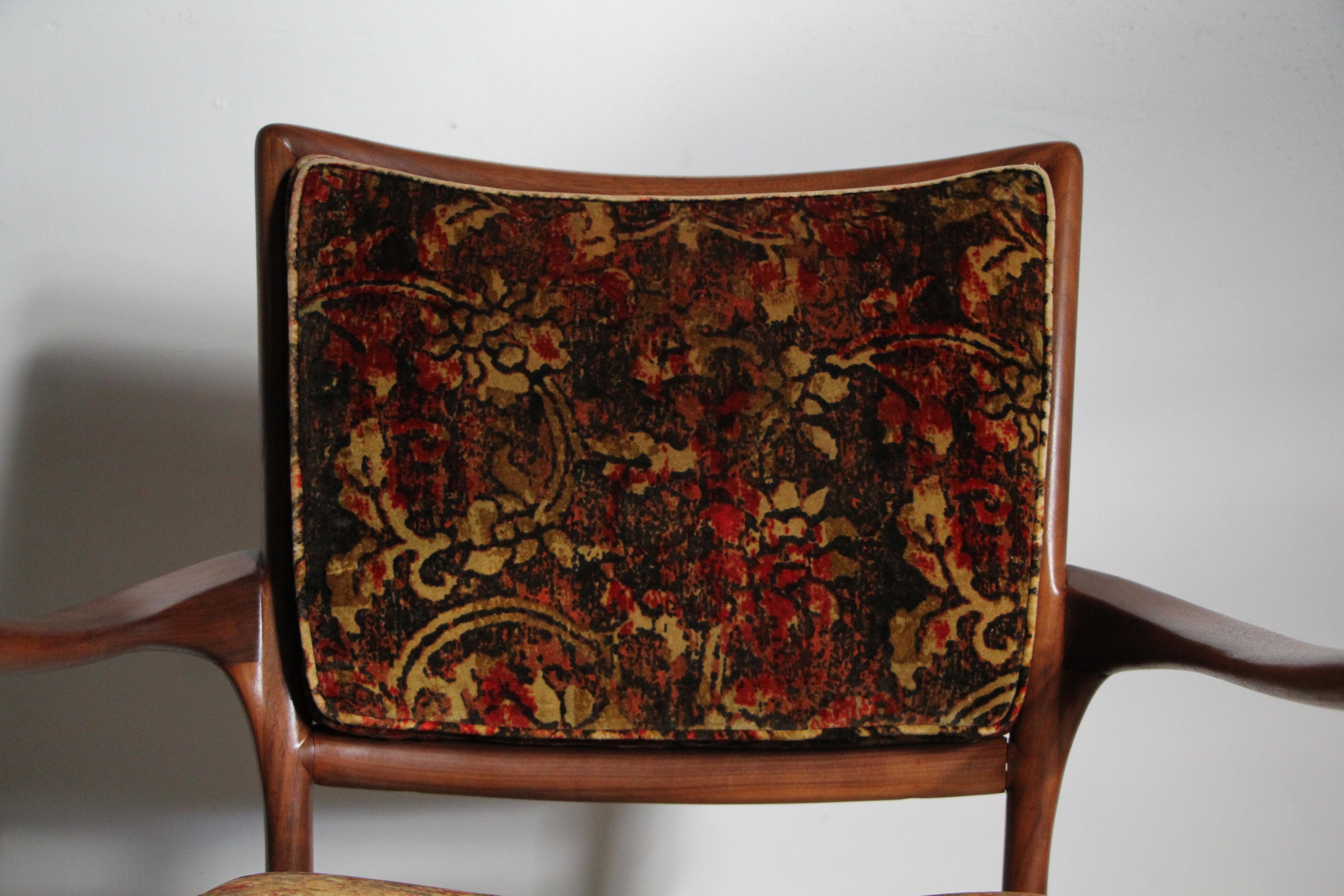 Very Rare Model 175-C Sculptured Lounge Armchair by Vladimir Kagan, c 1950s For Sale 2