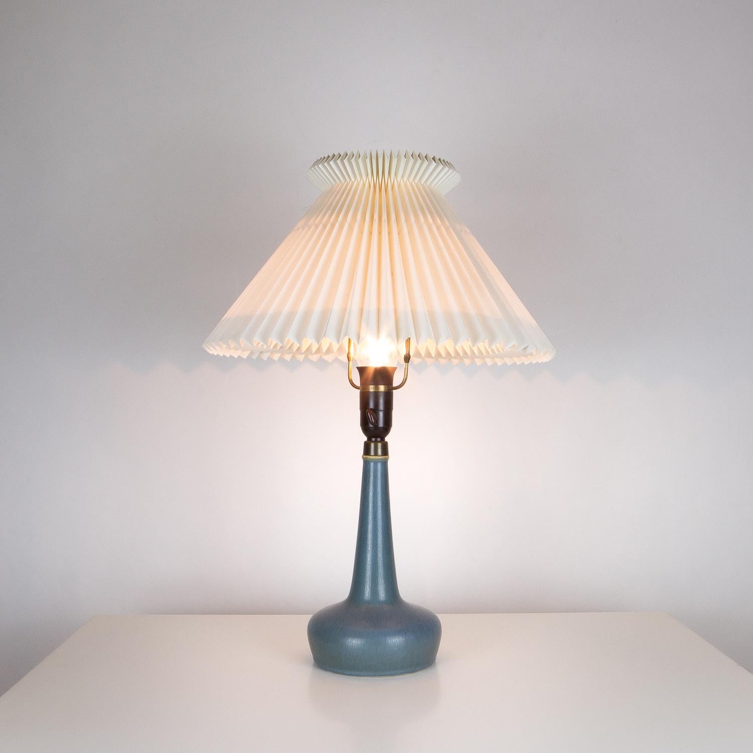 Ceramic Very Rare Model 311 Table Lamp by Esben Klint & Palshus for Le Klint, Denmark