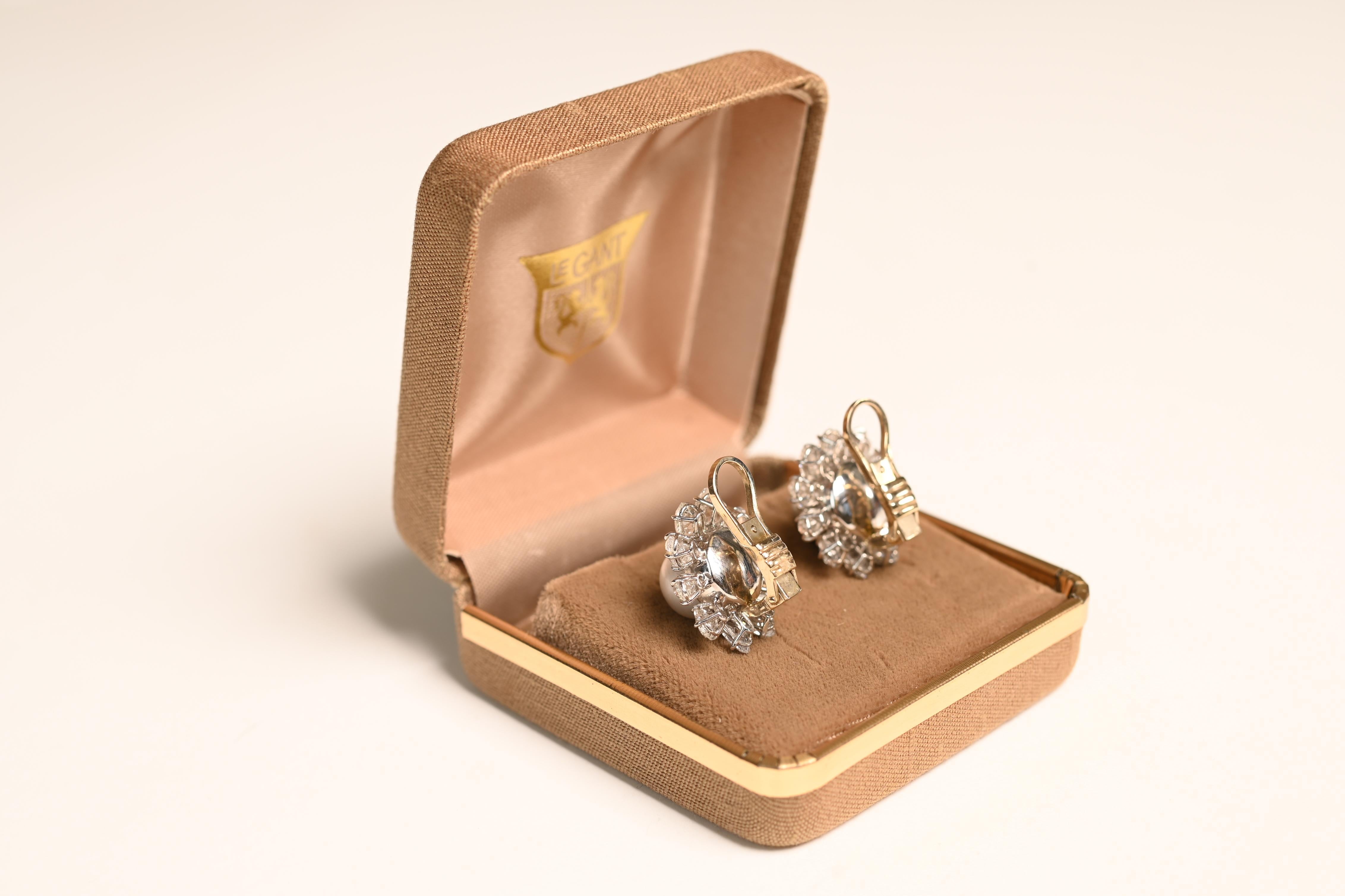 salt water pearl earrings