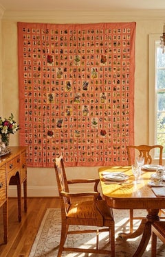 Very Rare Nova Scotia Premium Cigarette Silks Quilt With Documented Provenance