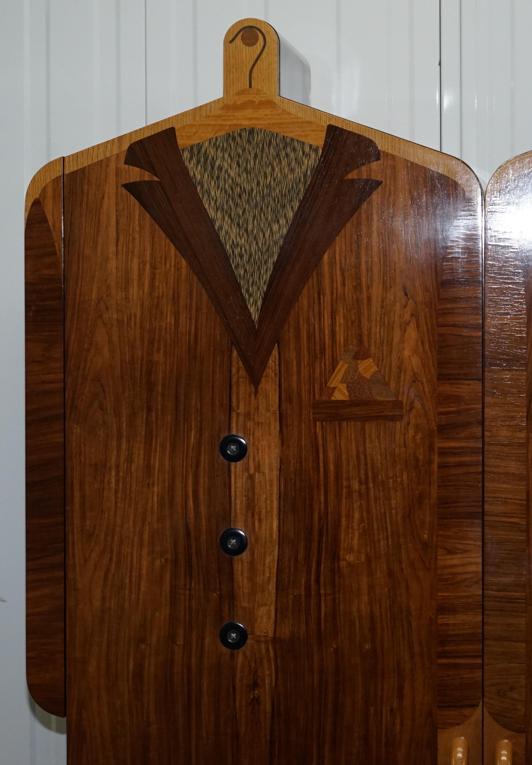 Very Rare Original Signed Dated 1989 Andrew Varah Umbrella Men Rarewood Wardrobe 6