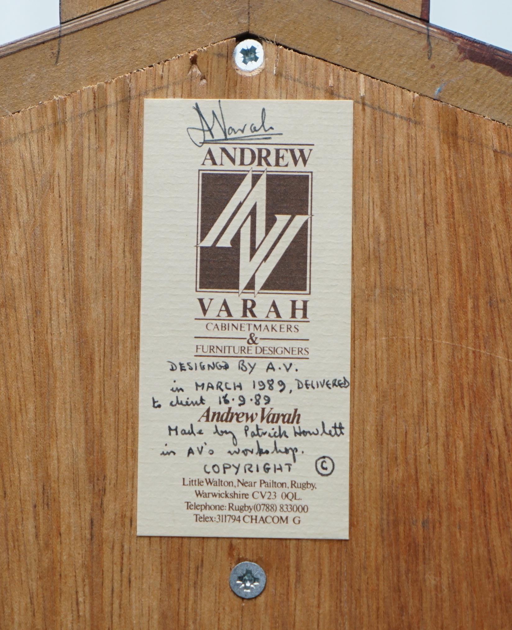 Very Rare Original Signed Dated 1989 Andrew Varah Umbrella Men Rarewood Wardrobe 13