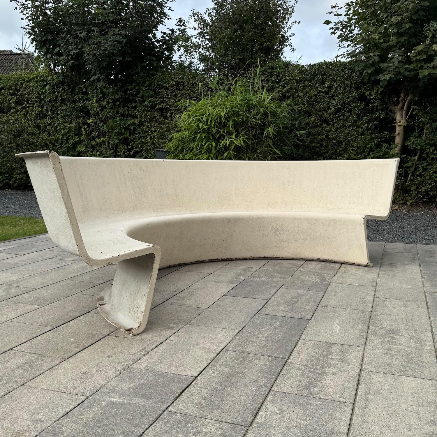 Très rare Banc d'extérieur par Poul Cadovius 1960s en vente 11