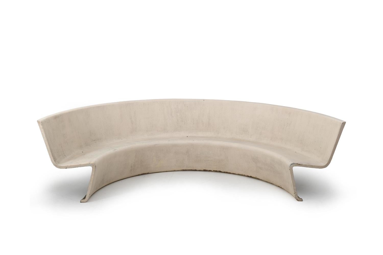 Très rare Banc d'extérieur par Poul Cadovius 1960s Bon état - En vente à Handewitt, DE