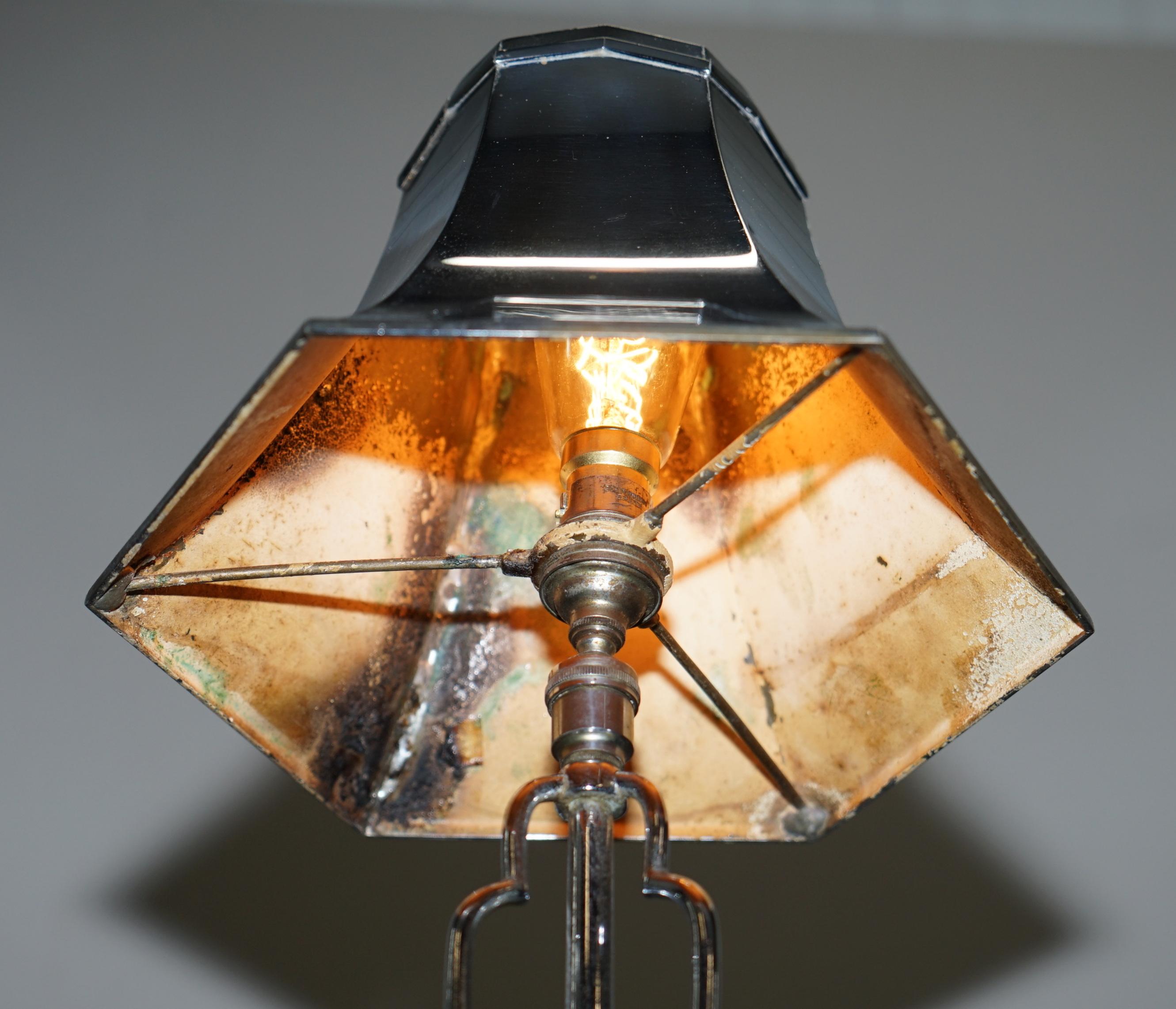 Mid-20th Century Pair of Exceptionally Rare Elsie Roberts Oswald Partridge Milne Art Deco Lamps