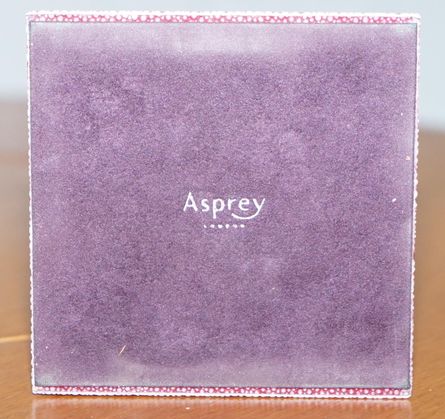 Very Rare Pair of Art Deco 1920s Asprey London Shagreen 'Shark Skin' Bookends 9