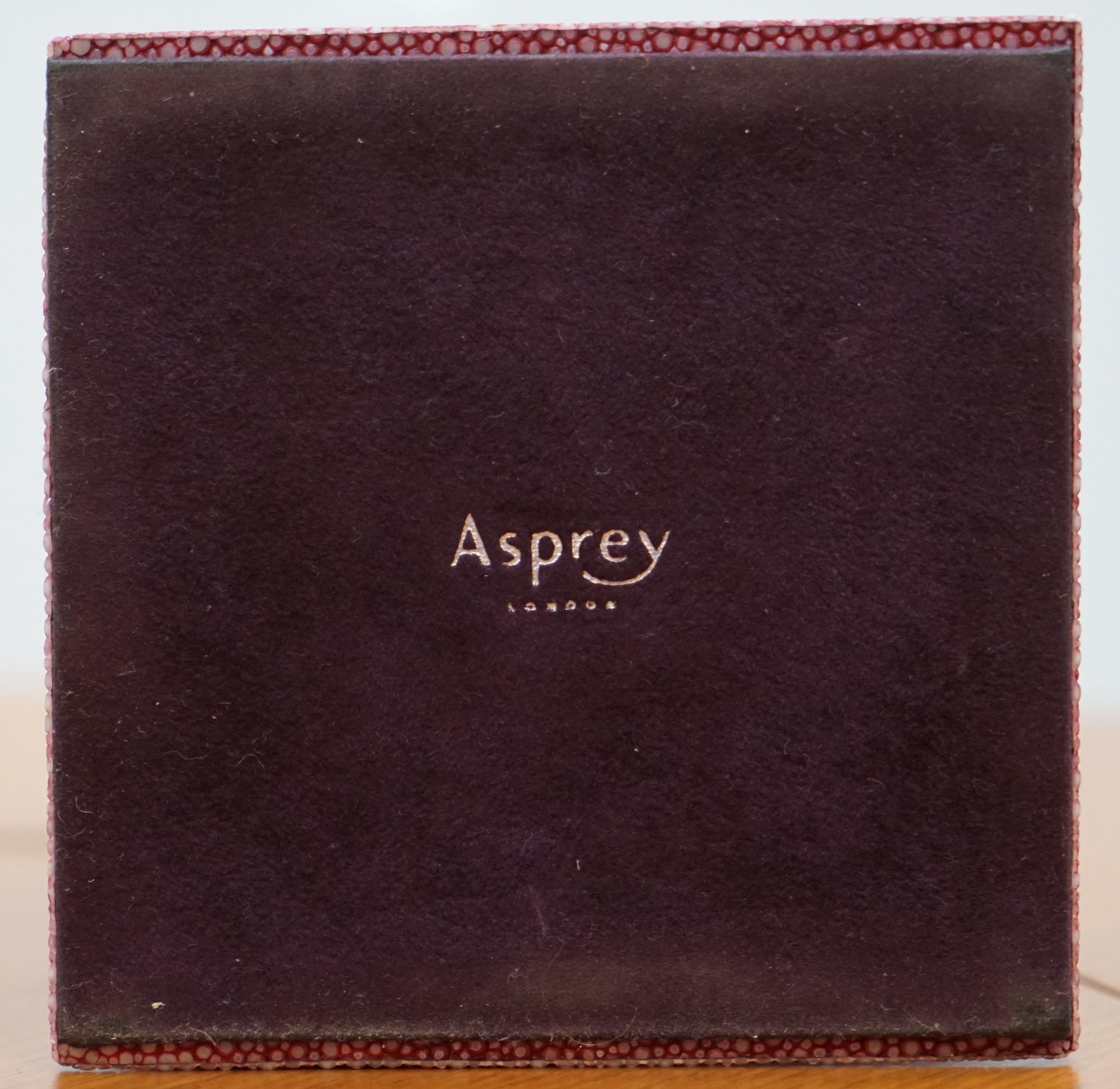 Very Rare Pair of Art Deco 1920s Asprey London Shagreen 'Shark Skin' Bookends In Excellent Condition In West Sussex, Pulborough