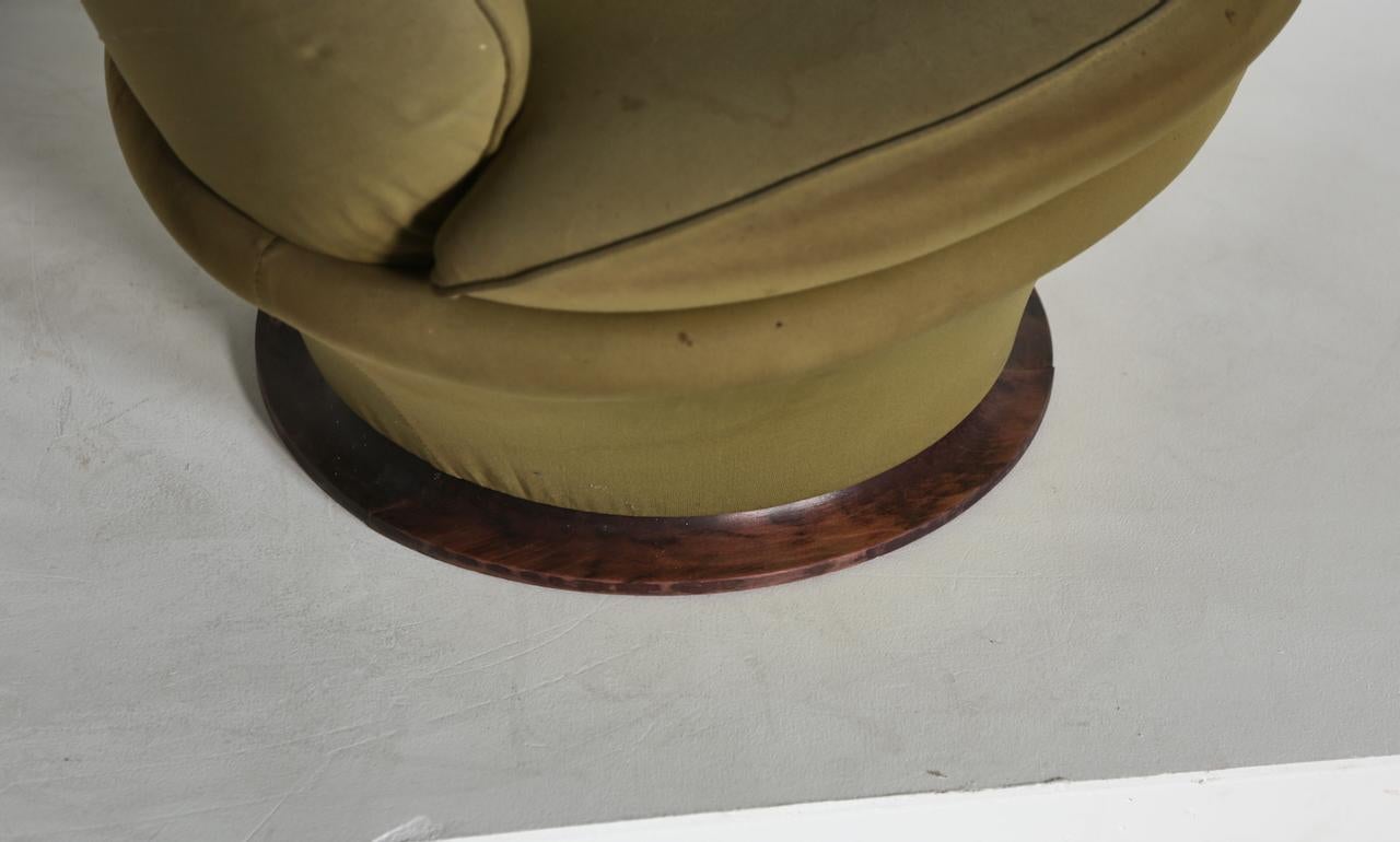 Très rare paire de chaises Bernard Brunier, à retapisser, France, années 1960 Bon état - En vente à Lewes, East Sussex