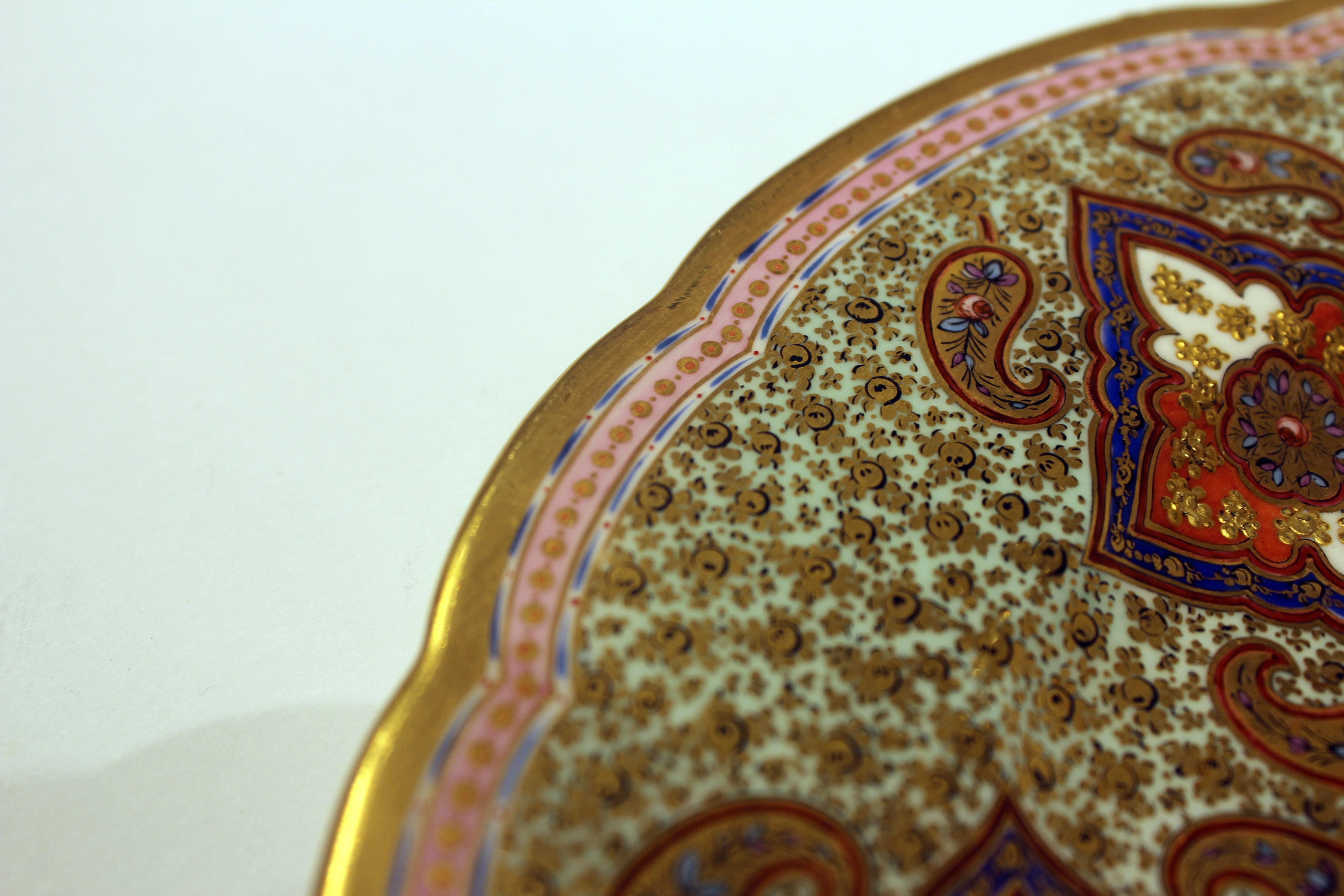 Very Rare Pair of Early 19th Century Coalport Moon Vases 10
