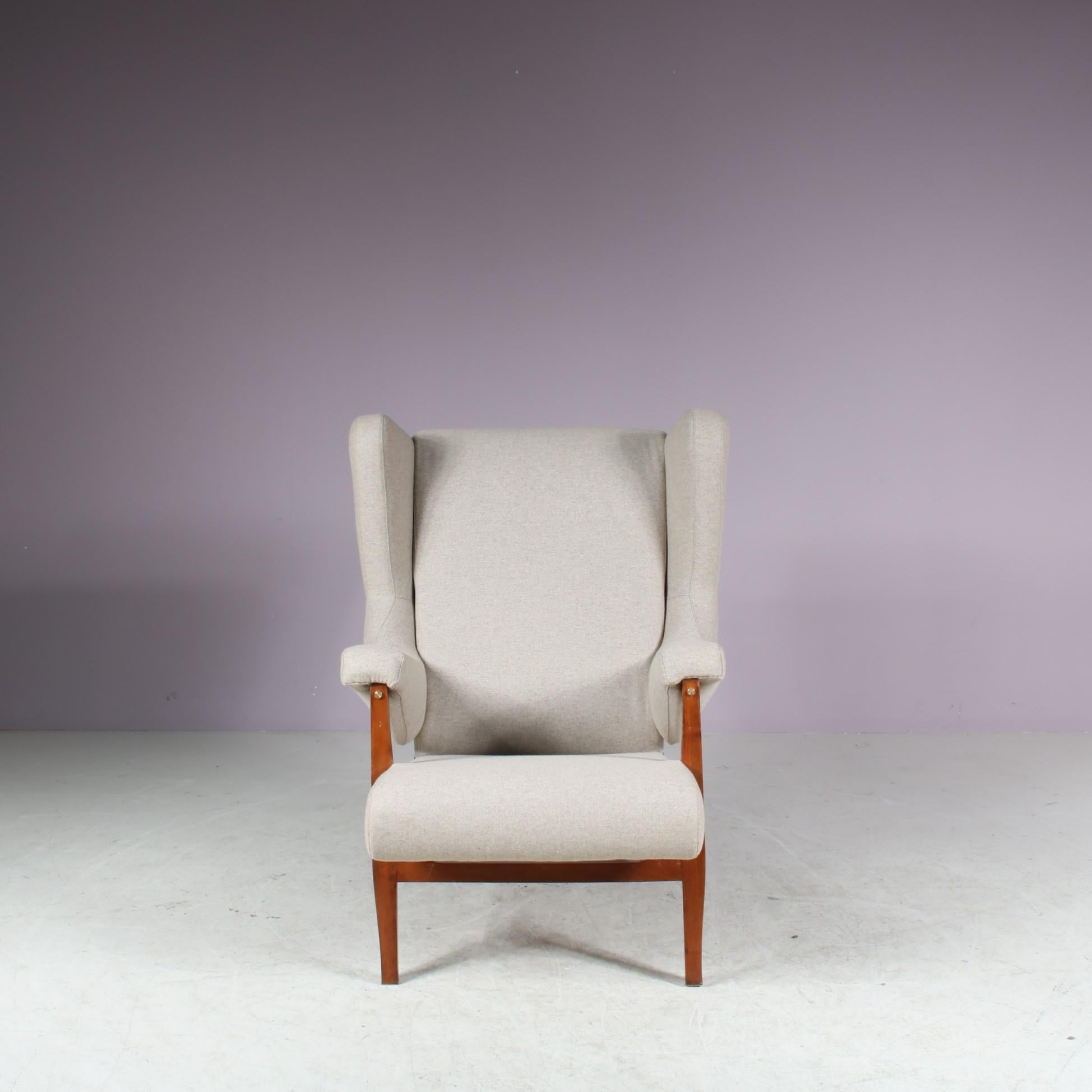 Very Rare Pair of Early “Fiorenza” Chairs by Franco Albini for Arflex, Italy 195 For Sale 6