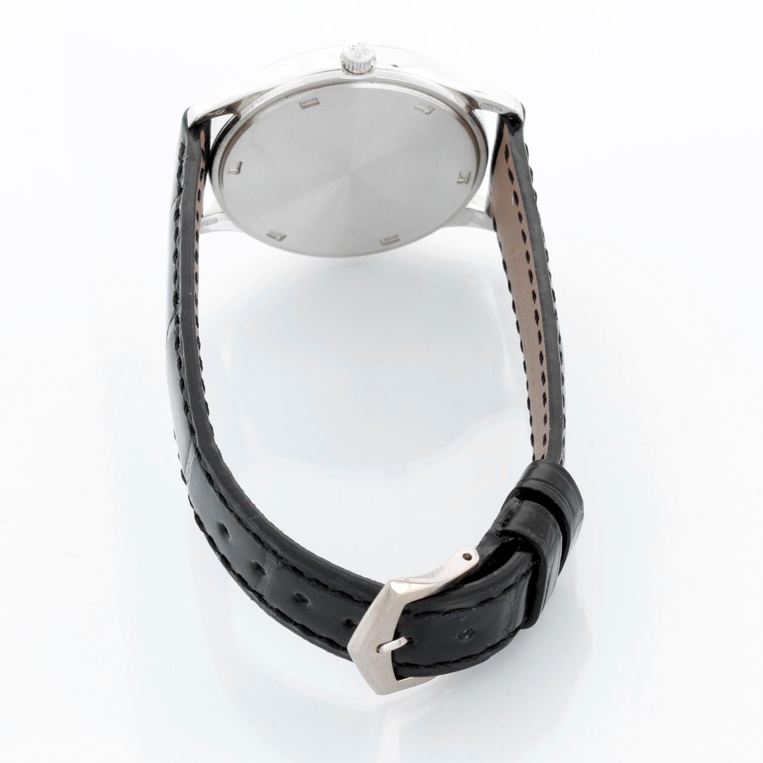 Sehr seltene Patek Philippe Calatrava Platin-Herrenuhr Ref 3998 P im Angebot 1