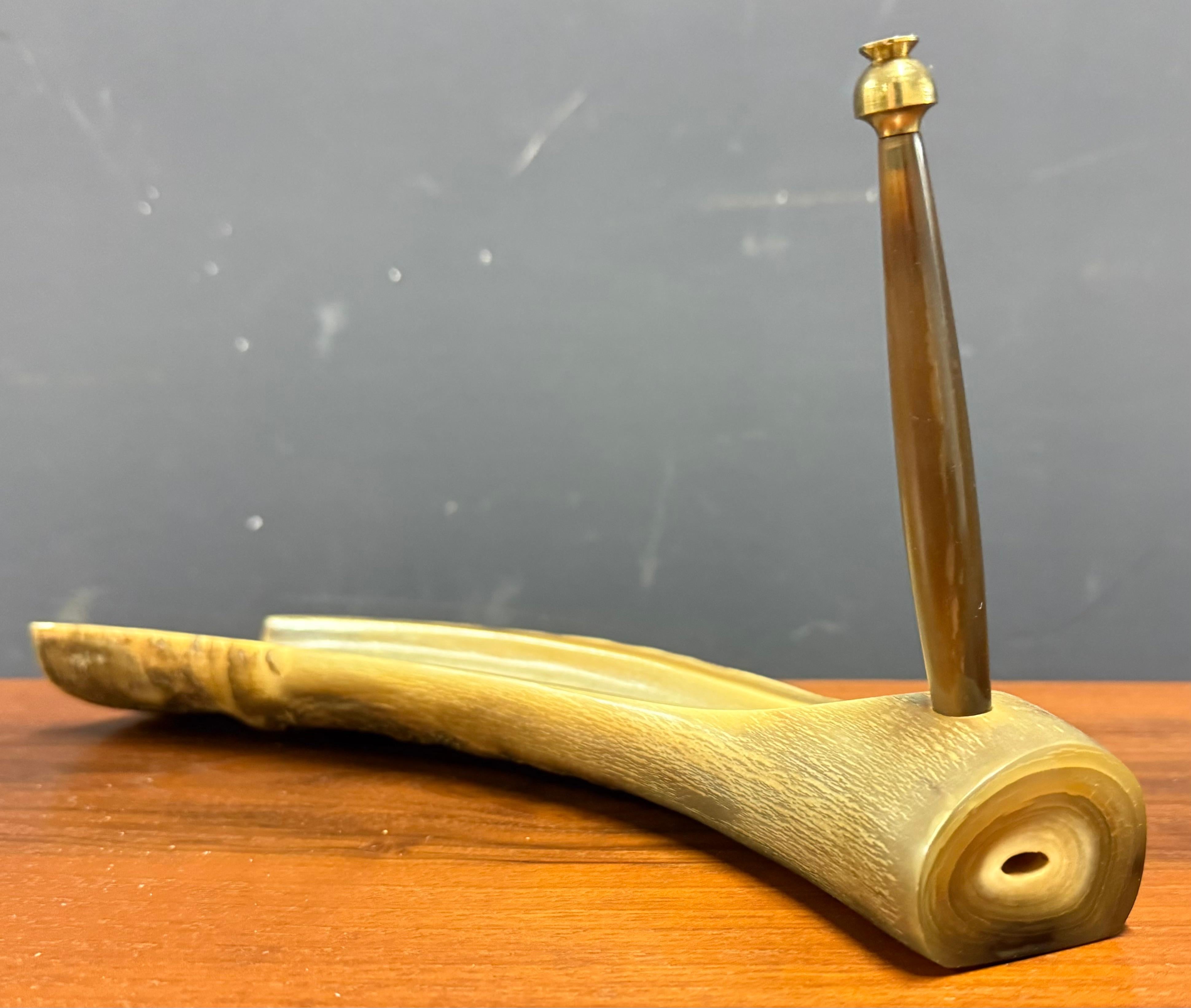 very rare penholder from horn and horn pen by carl auböck For Sale 2