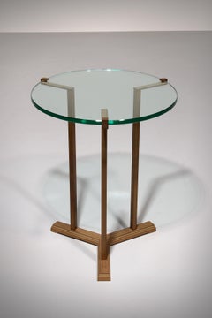 Very Rare Peter Ghyczy Side or Coffee Table model T37 Ø50cm