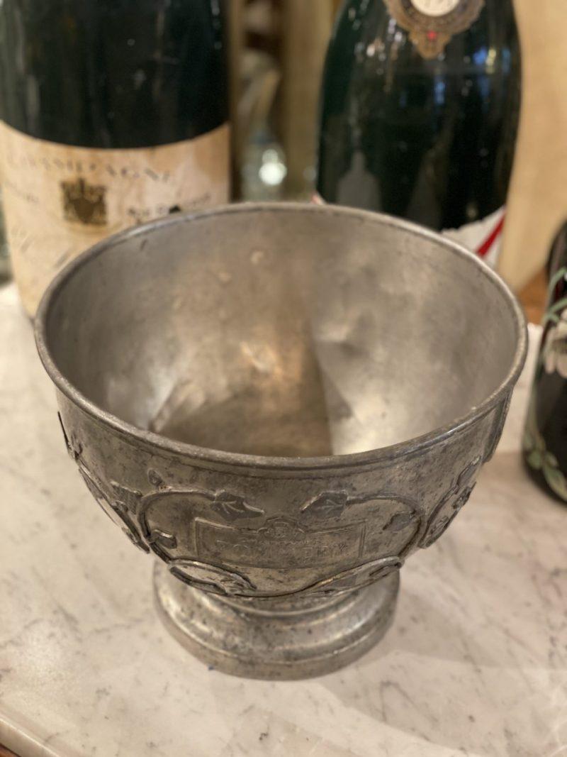 Very Rare Pewter Pommery Champagne Cooler In Good Condition In Copenhagen K, DK