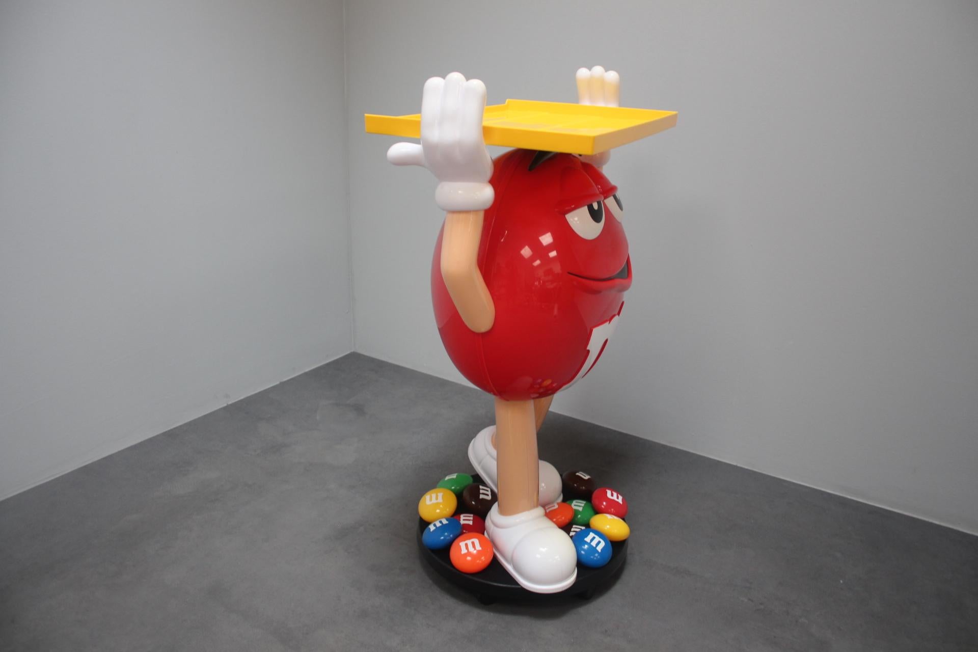 Très rare support en plastique de la mascotte de l'entreprise de bonbons M&M's, années 1990. en vente 4