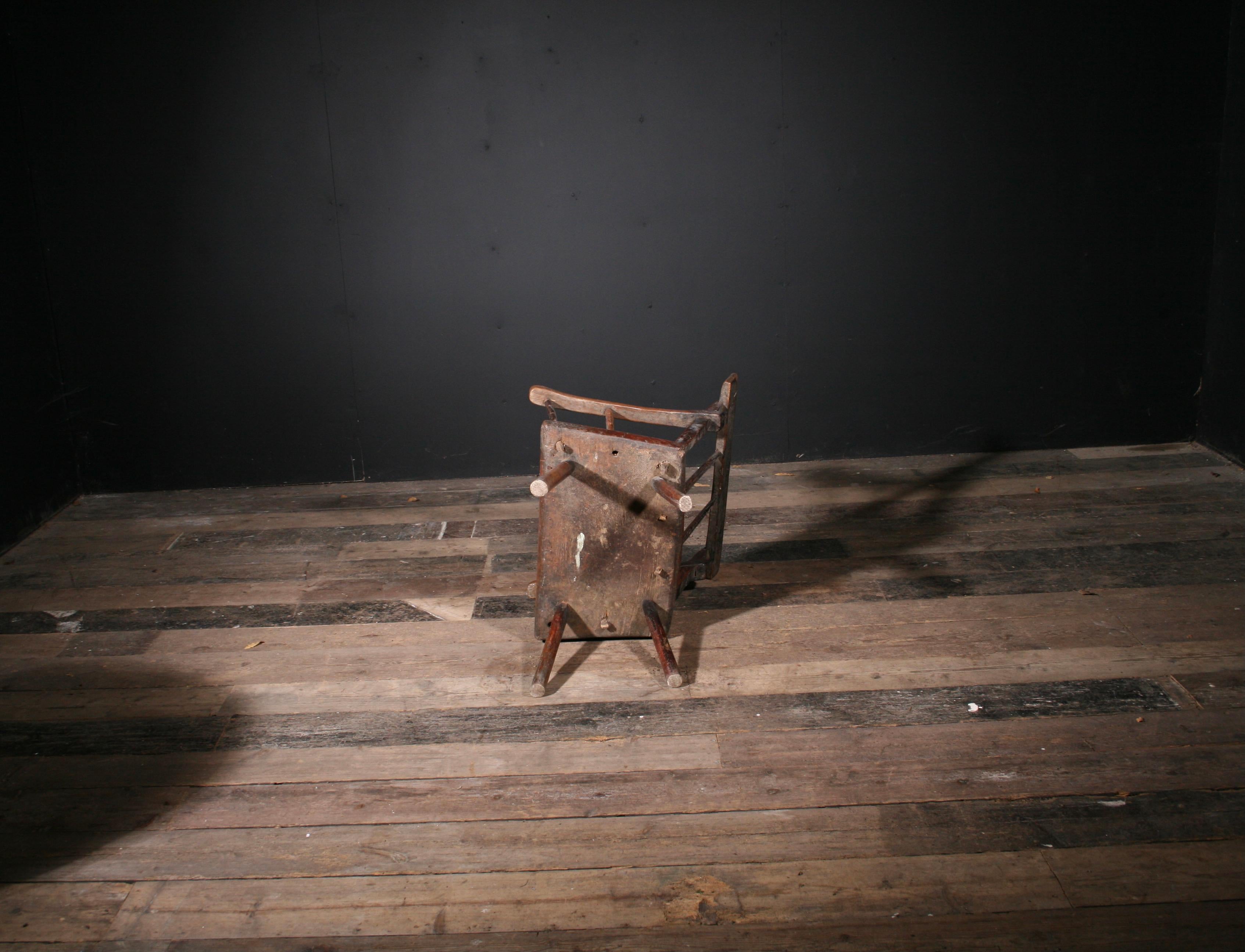Très rare chaise de haie primitive irlandaise en vente 5