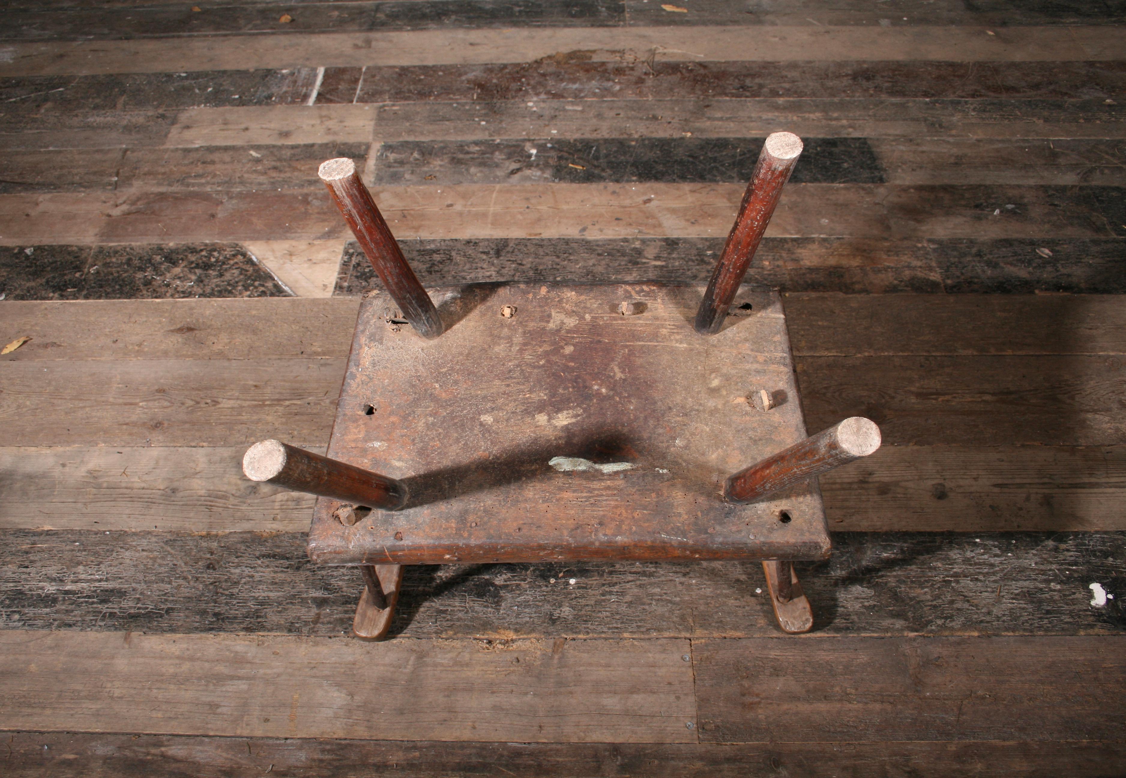 Très rare chaise de haie primitive irlandaise en vente 6