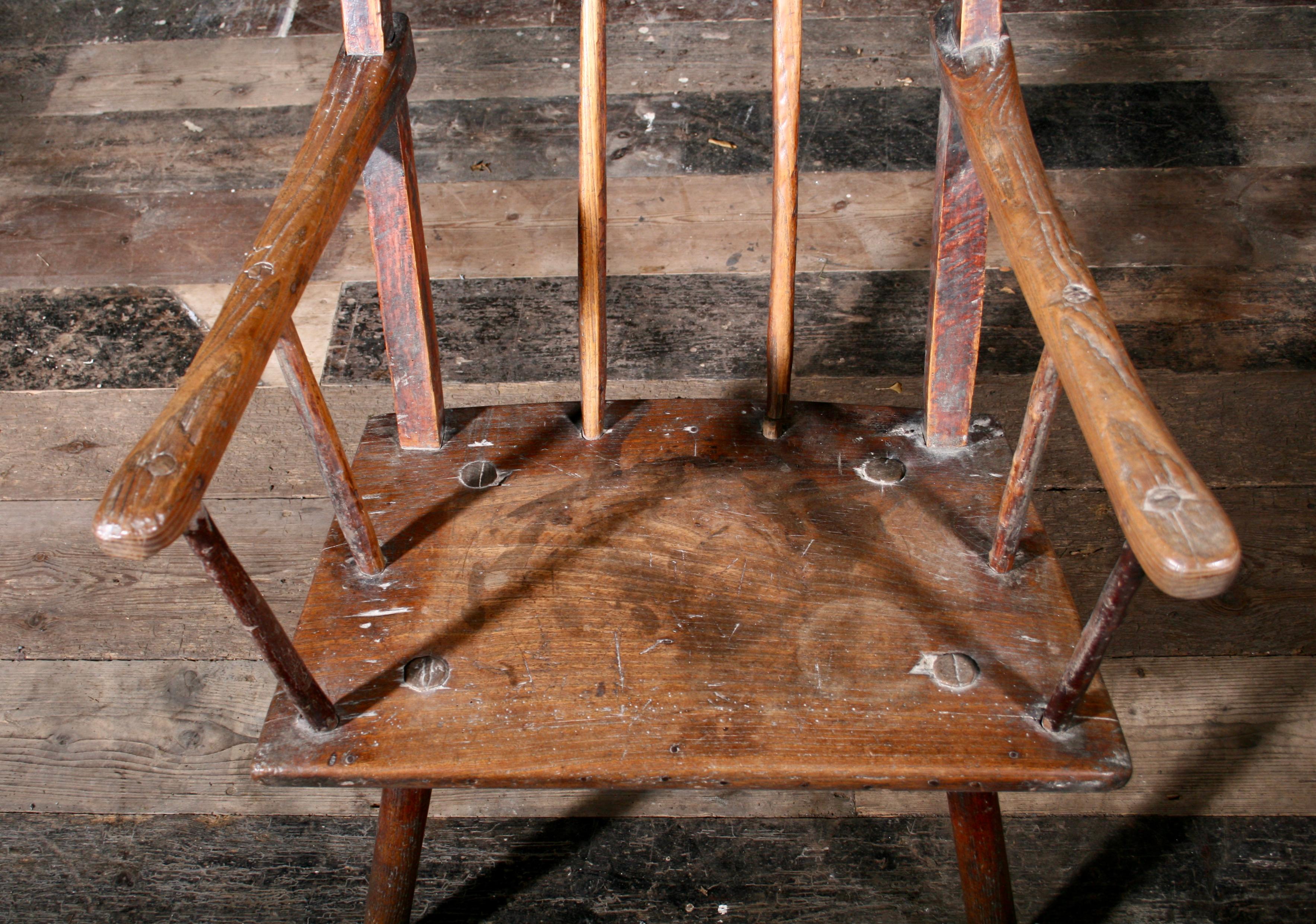 Bois Très rare chaise de haie primitive irlandaise en vente