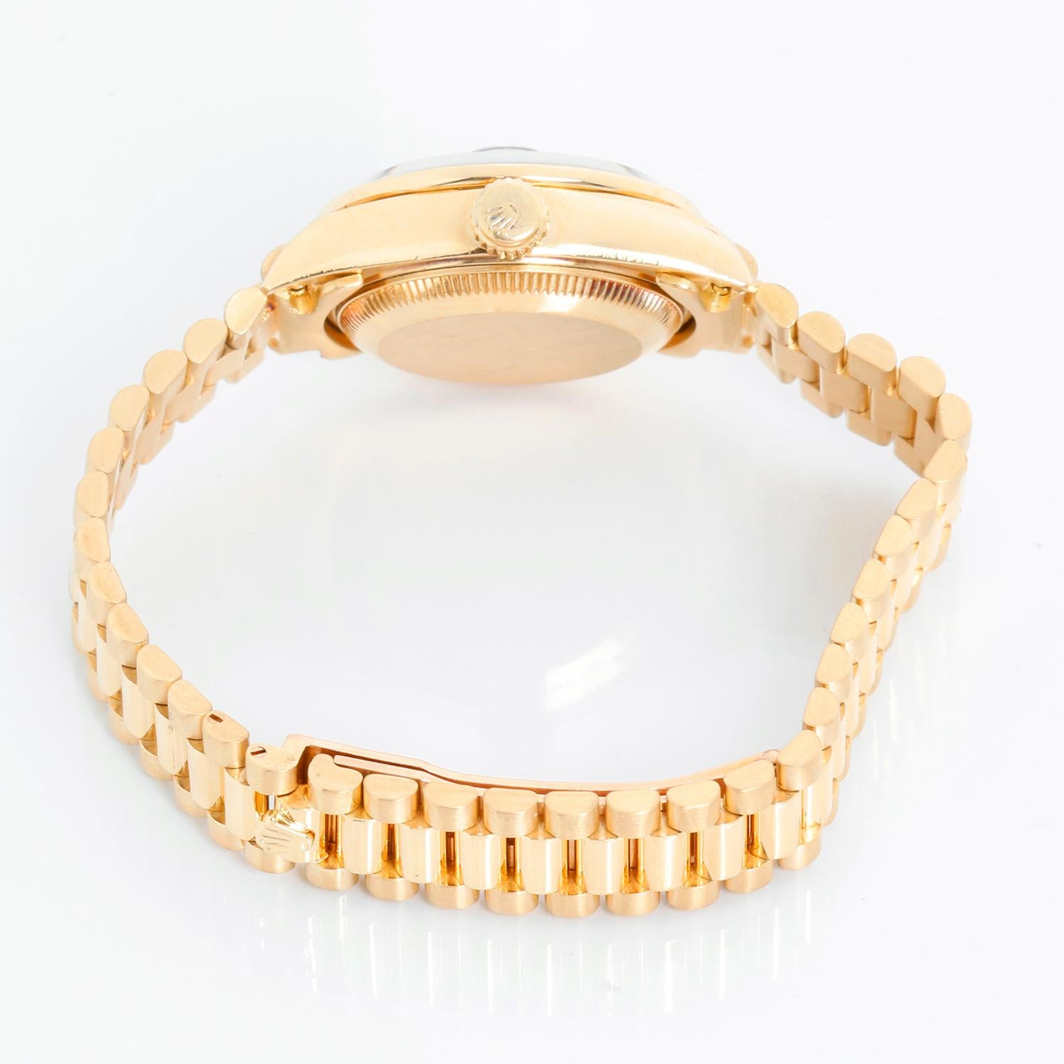 Women's Very Rare Rolex Ladies President 18K Yellow Gold 69088 Watch