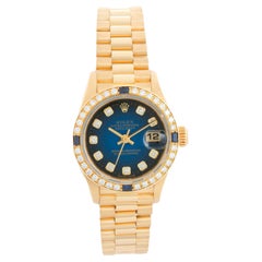 Very Rare Rolex Ladies President 18K Yellow Gold 69088 Watch