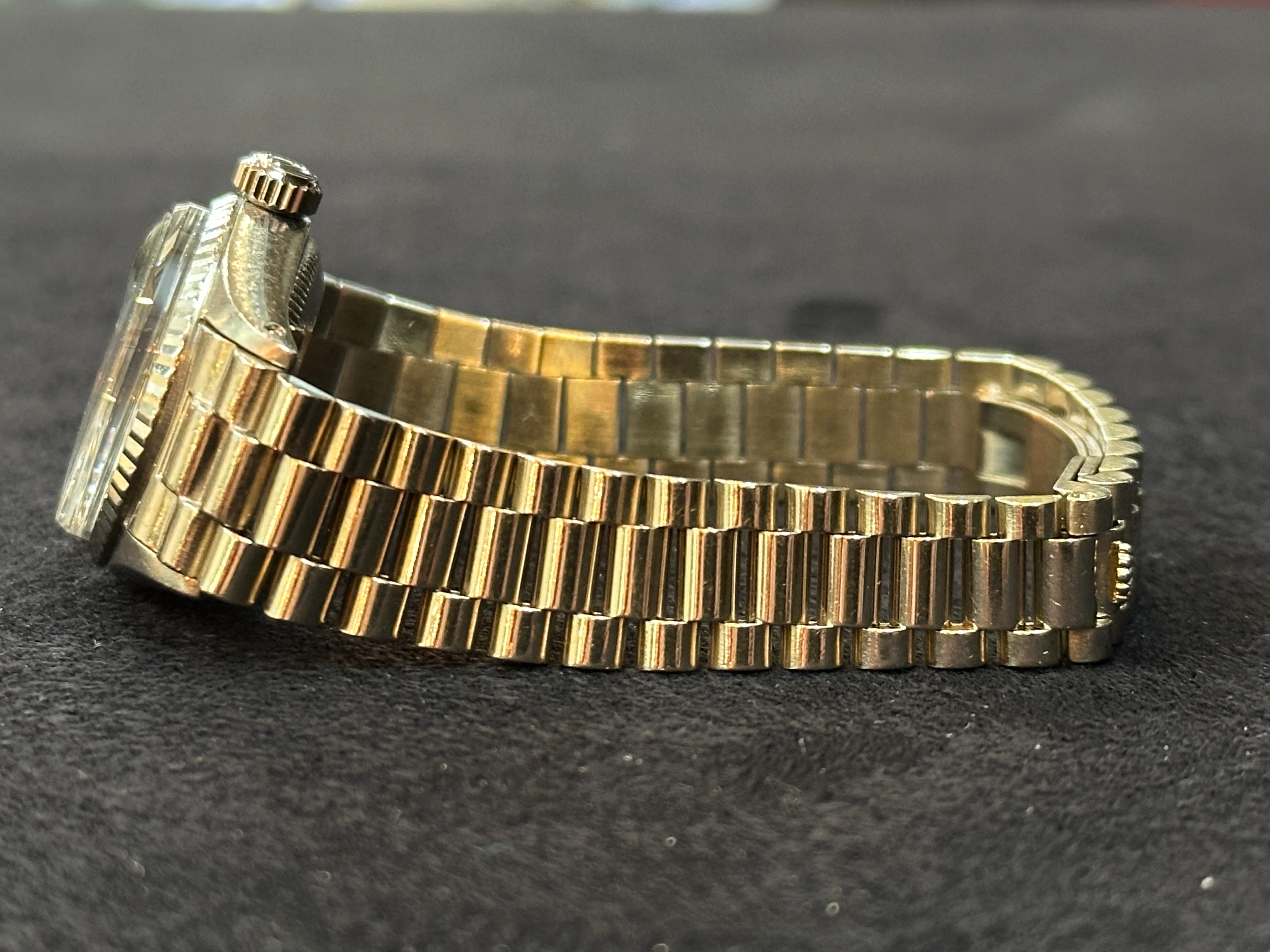 Sehr seltene Rolex Lady Datejust Weißgold Vintage gewartet 2