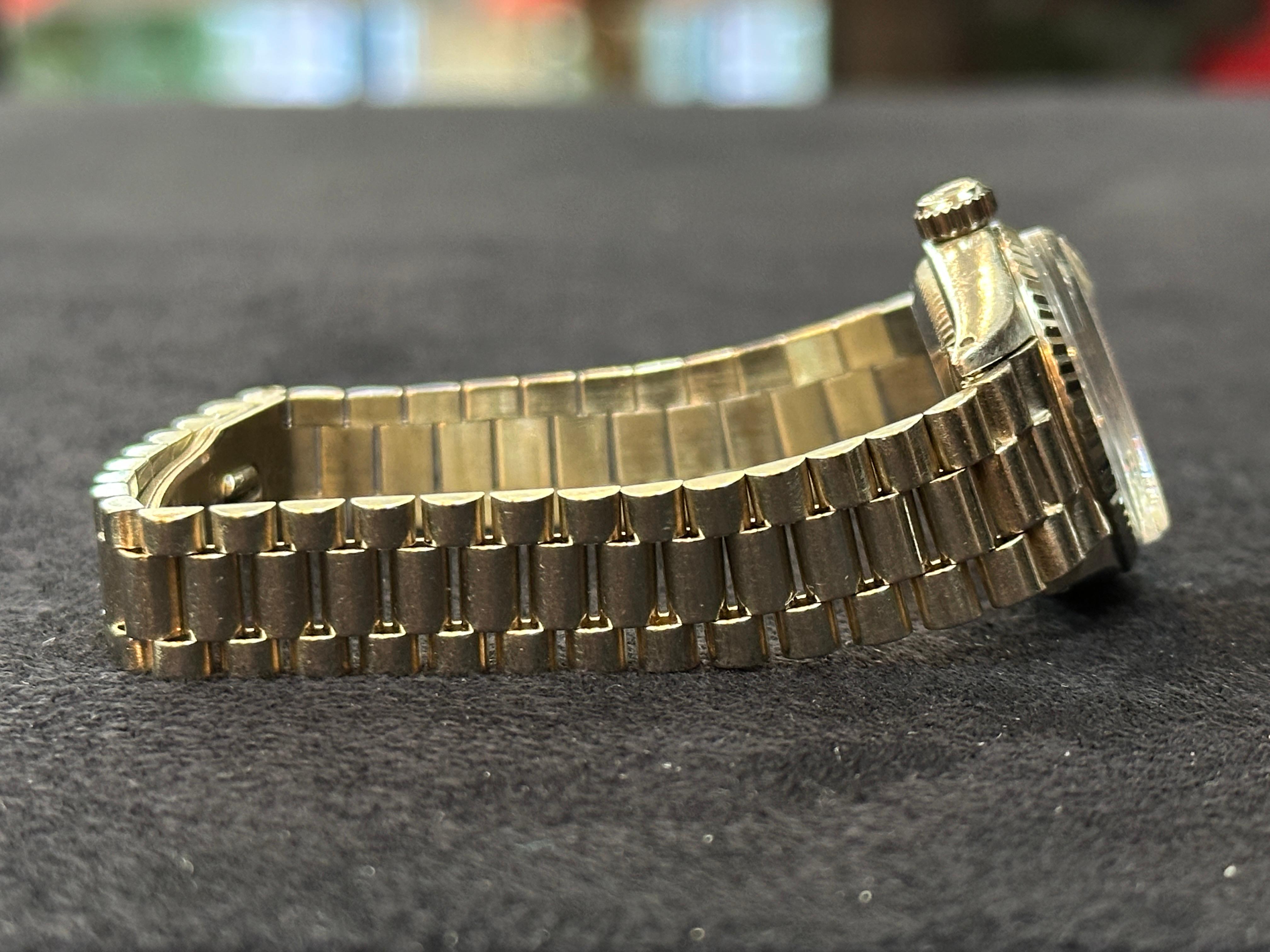 Sehr seltene Rolex Lady Datejust Weißgold Vintage gewartet 4