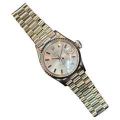 Sehr seltene Rolex Lady Datejust Weißgold Vintage gewartet