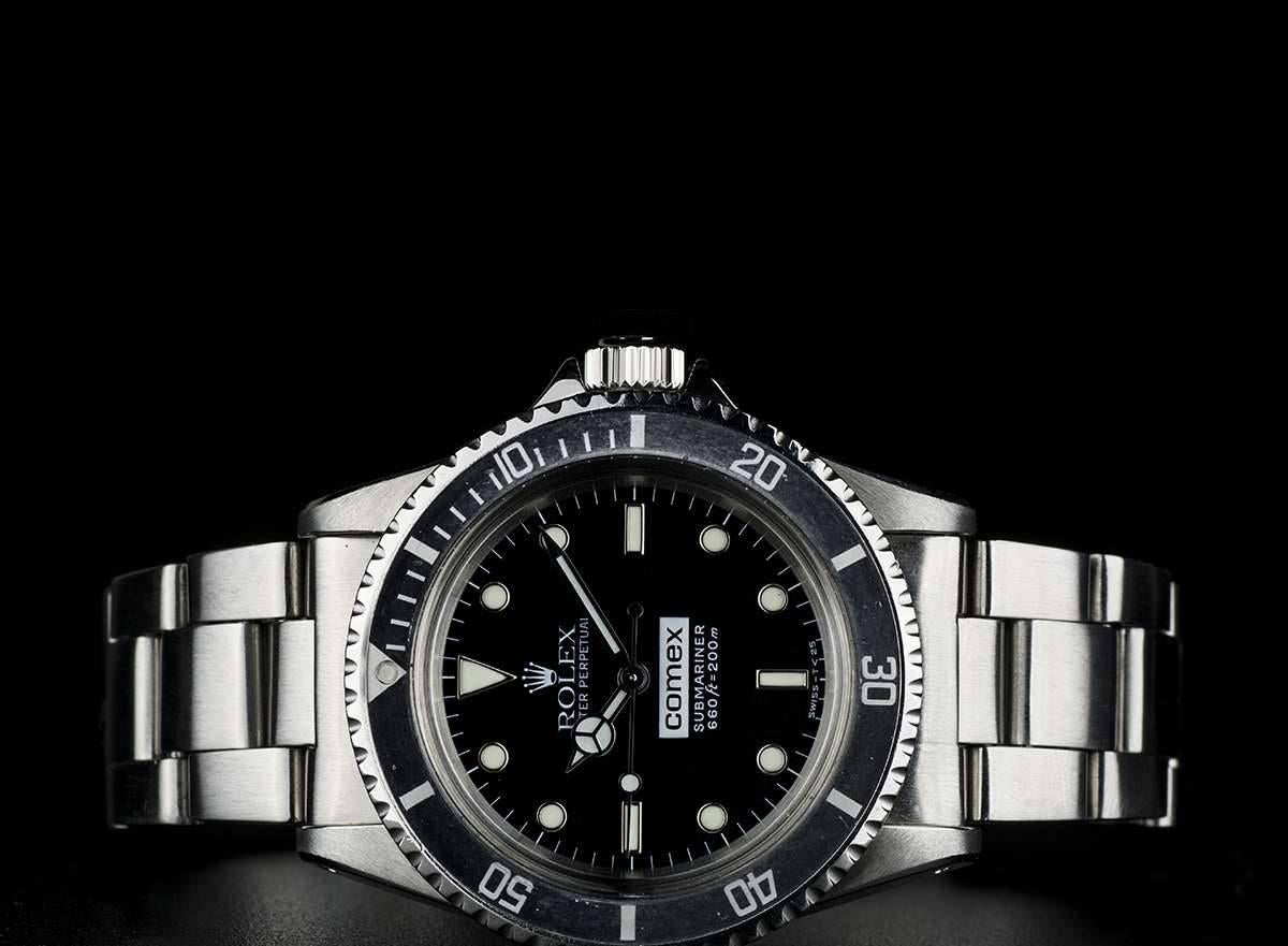 Very Rare Rolex Stainless Steel Comex Submariner Black Dial In Excellent Condition In London, GB