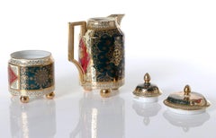 Very Rare Royal Vienna Porcelain Alt Wien Can and Sugar Box