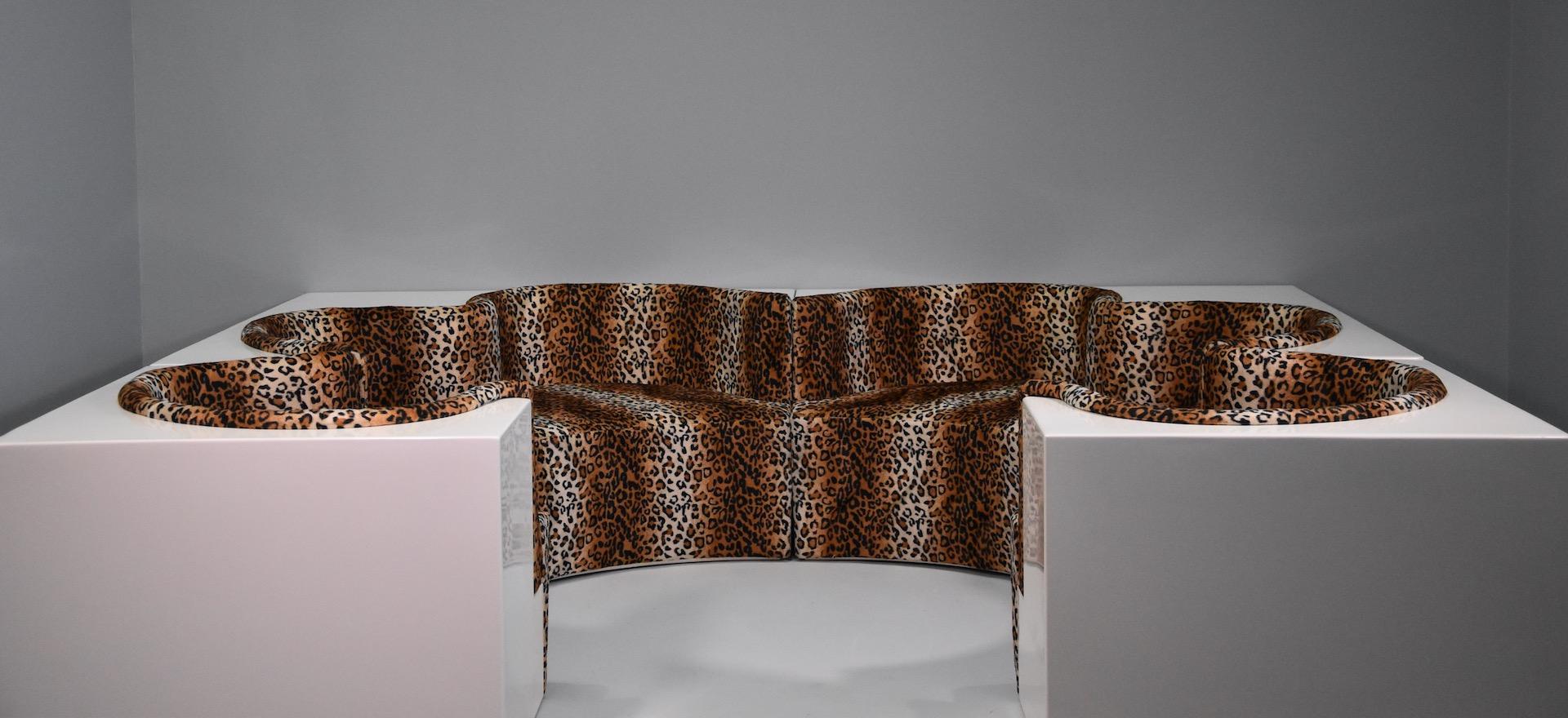 Seltenes Safari-Lounge-Sofa, Archizoom Associati, 1968 (Moderne der Mitte des Jahrhunderts) im Angebot
