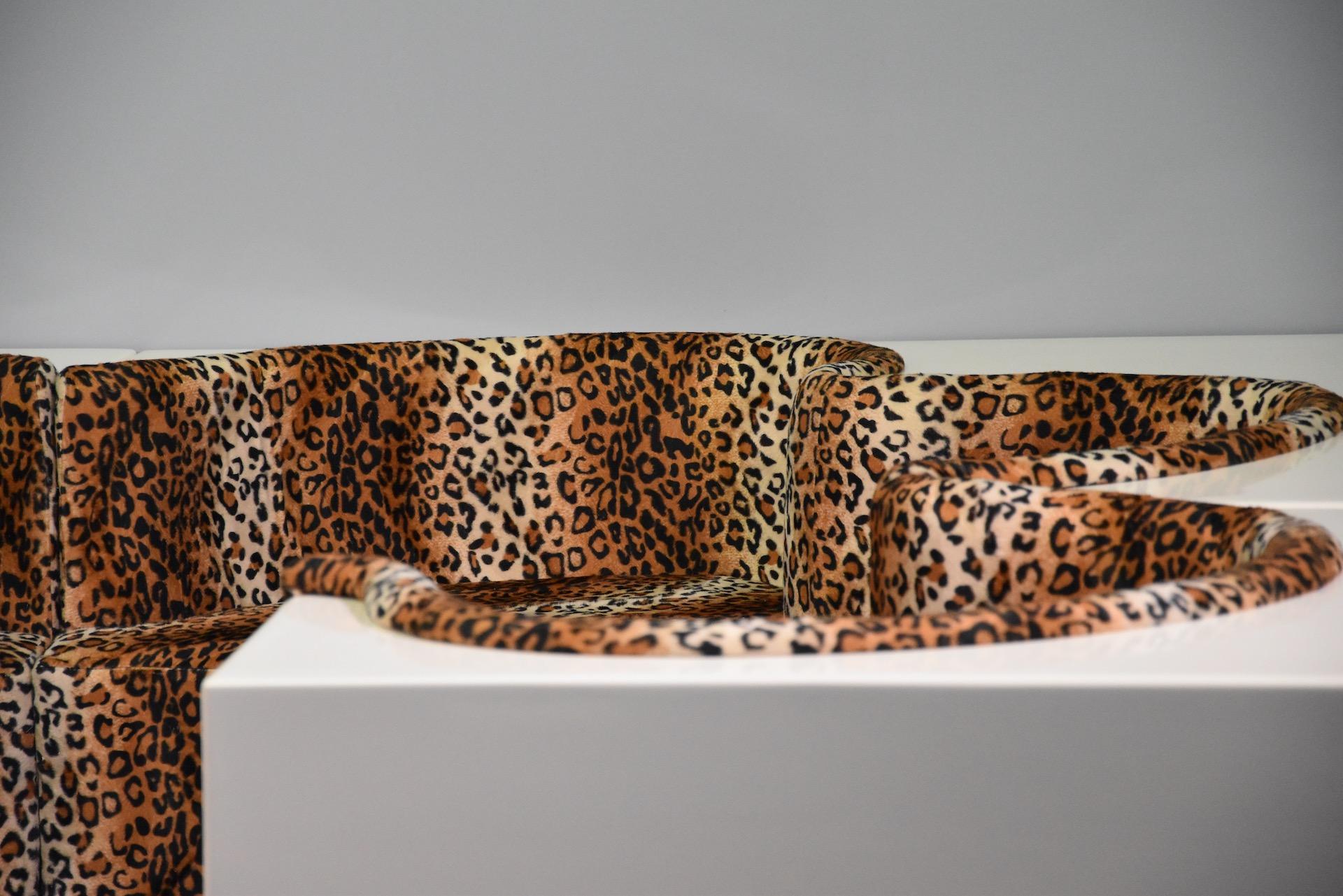 Mid-Century Modern Very Rare Safari Lounge Sofa, Archizoom Associati 1968