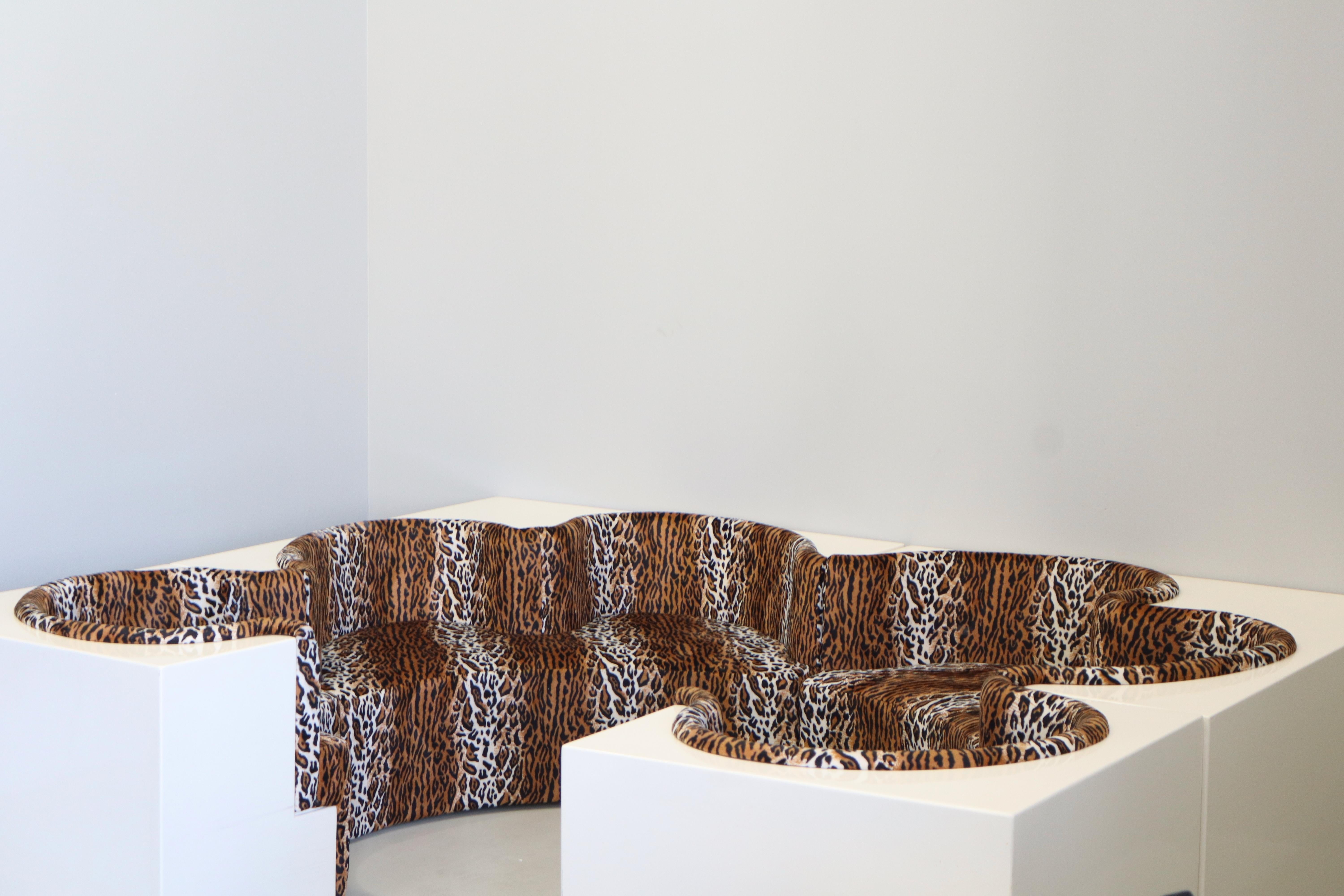 Fiberglass Very Rare Safari Lounge Sofa, Archizoom Associati 1968 For Sale