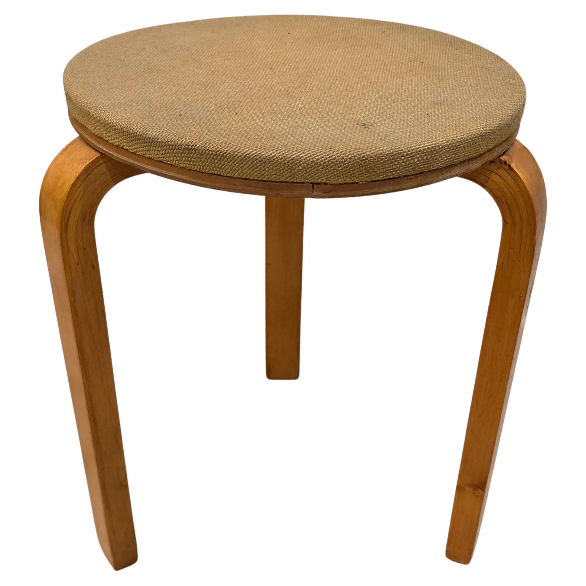 Very Rare "Sandwich" Stool 60 Alvar Aalto 1930s For Sale