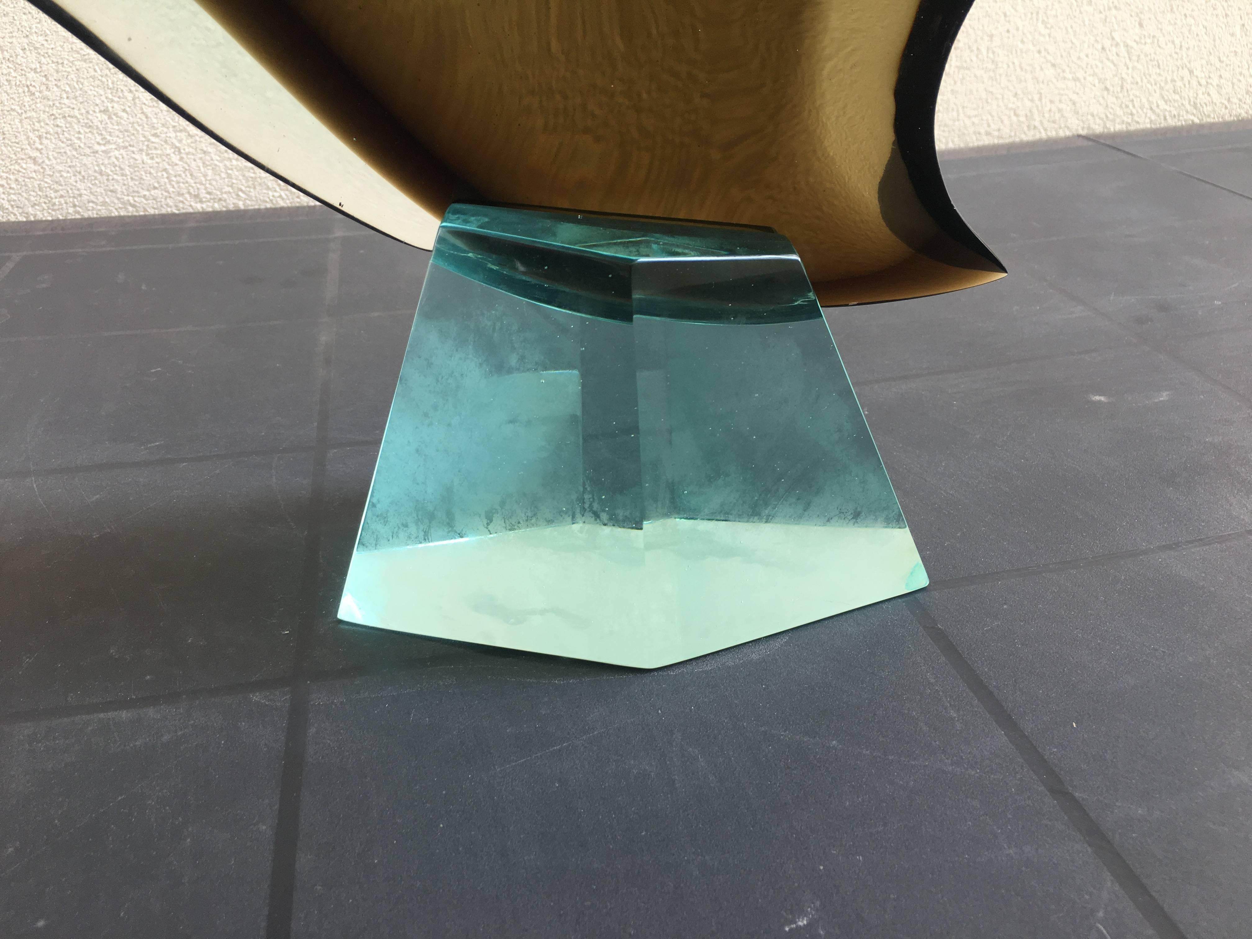 20ième siècle Sculpture très rare de Flavio Poli pour Seguso. Murano, 1967