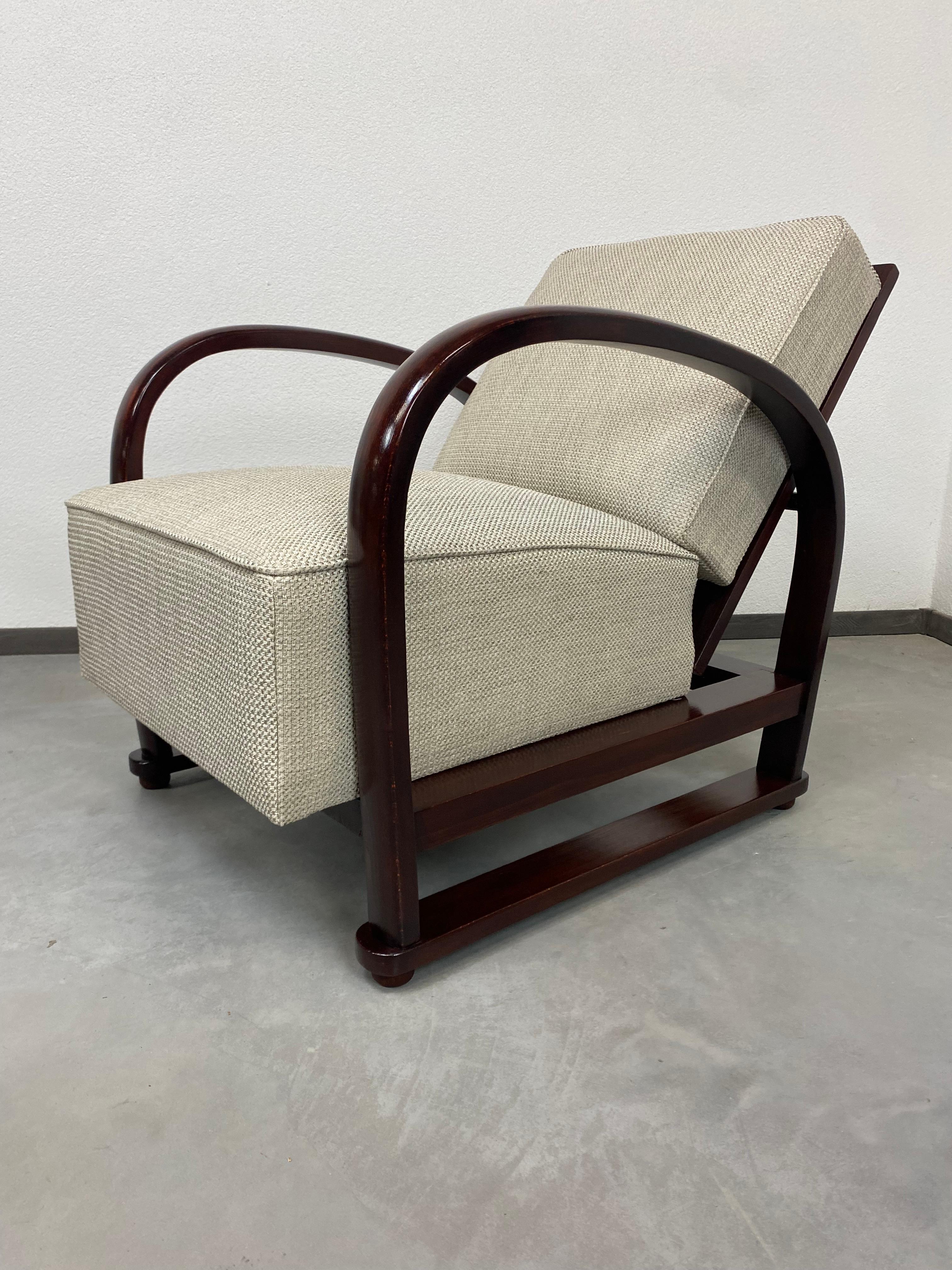 Very Rare Secession Armchairs in Style of Wiener Werkstatte by Pancota Vienna 1
