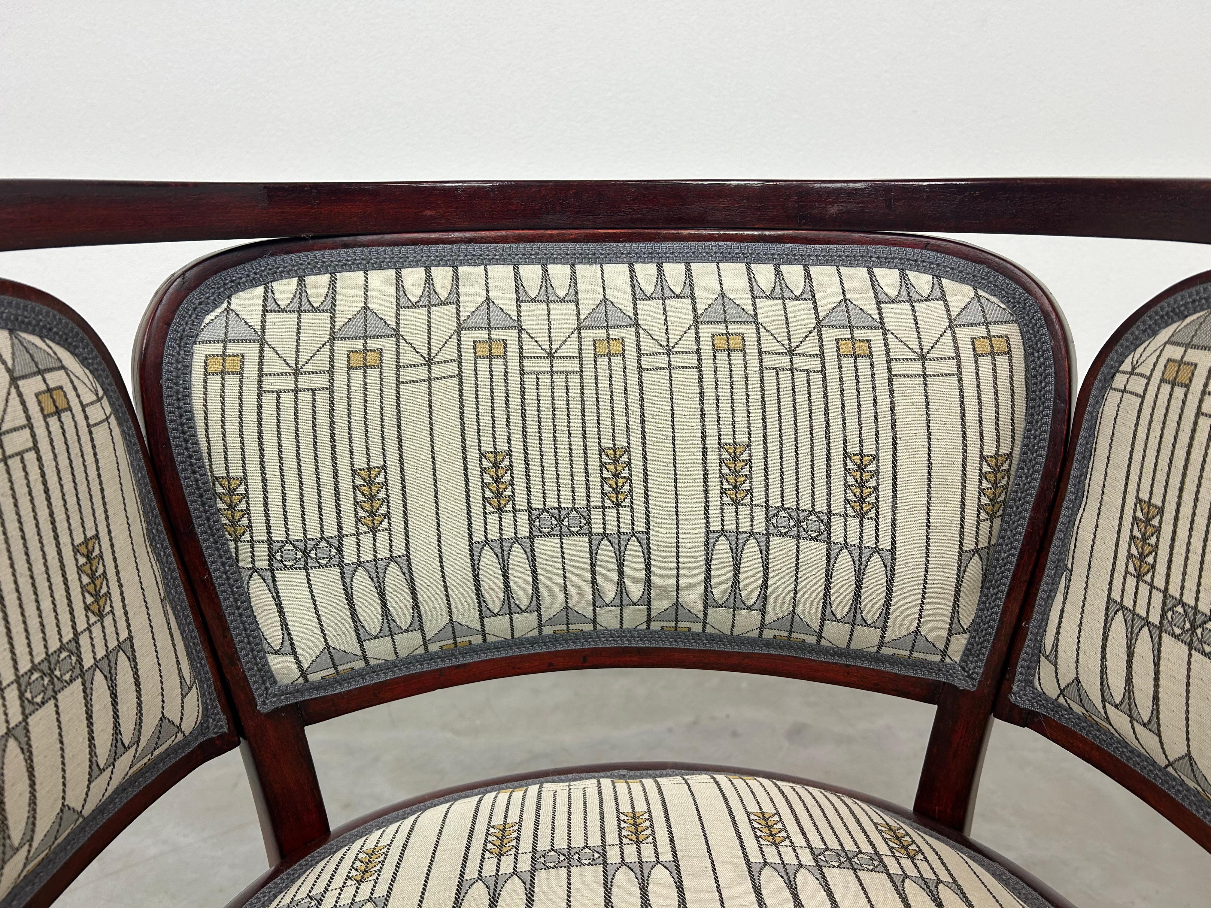 Rarísima silla de oficina secesión nº 716 de Gustav Siegel para J&J Kohn en Excelente estado para la venta en Banská Štiavnica, SK