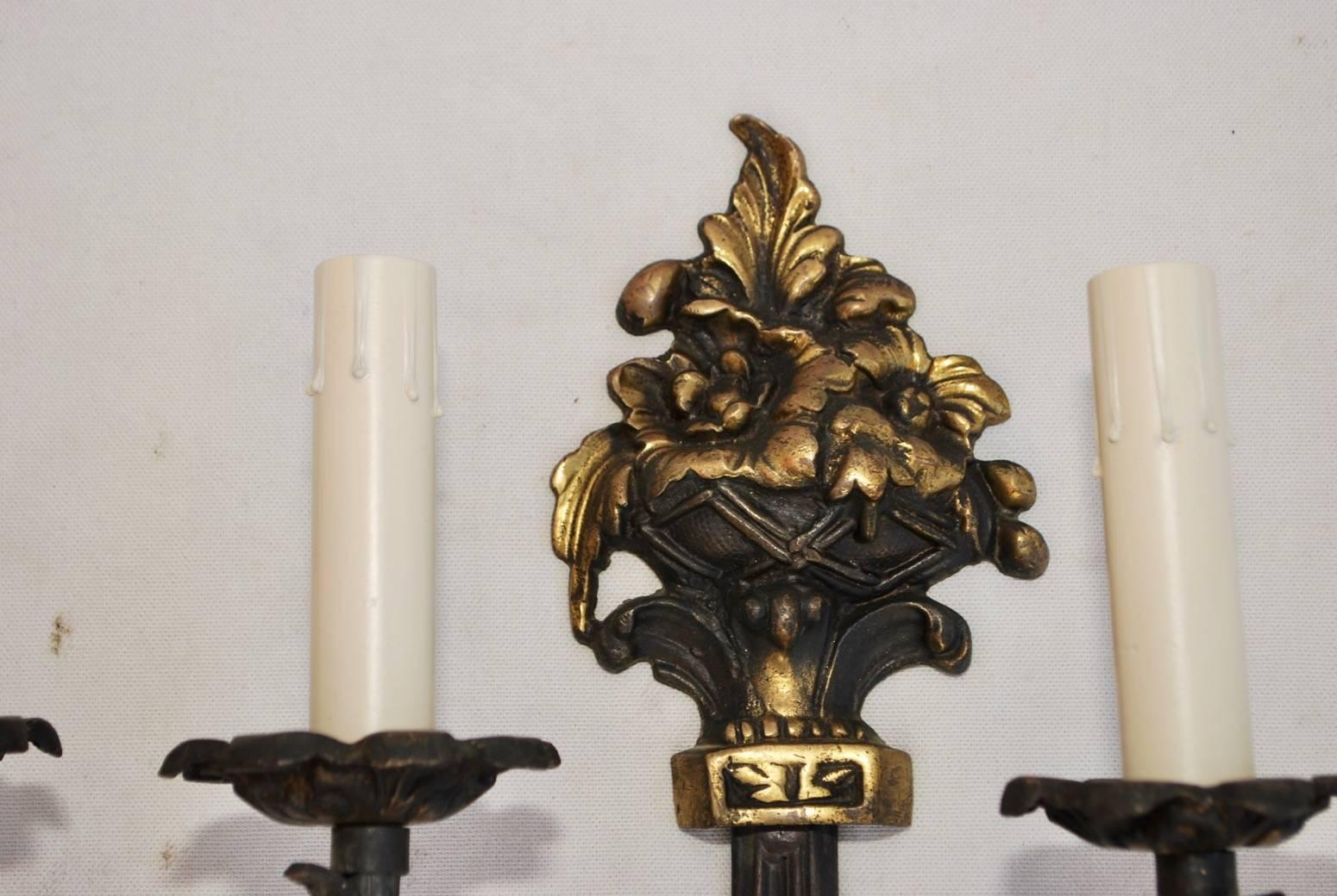 A very rare set of 22 French sconces, I have been collecting lighting for 23 years, it is very rare to come across such set, price is for the all set, crystals can be add on
we could sell them by the pair.

 