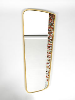Very Rare Set of a Beautiful Colorful Mosaic Wall Mirror and with it's Matching