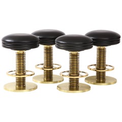 Very Rare set of Brass Deigns For Leisure Stools