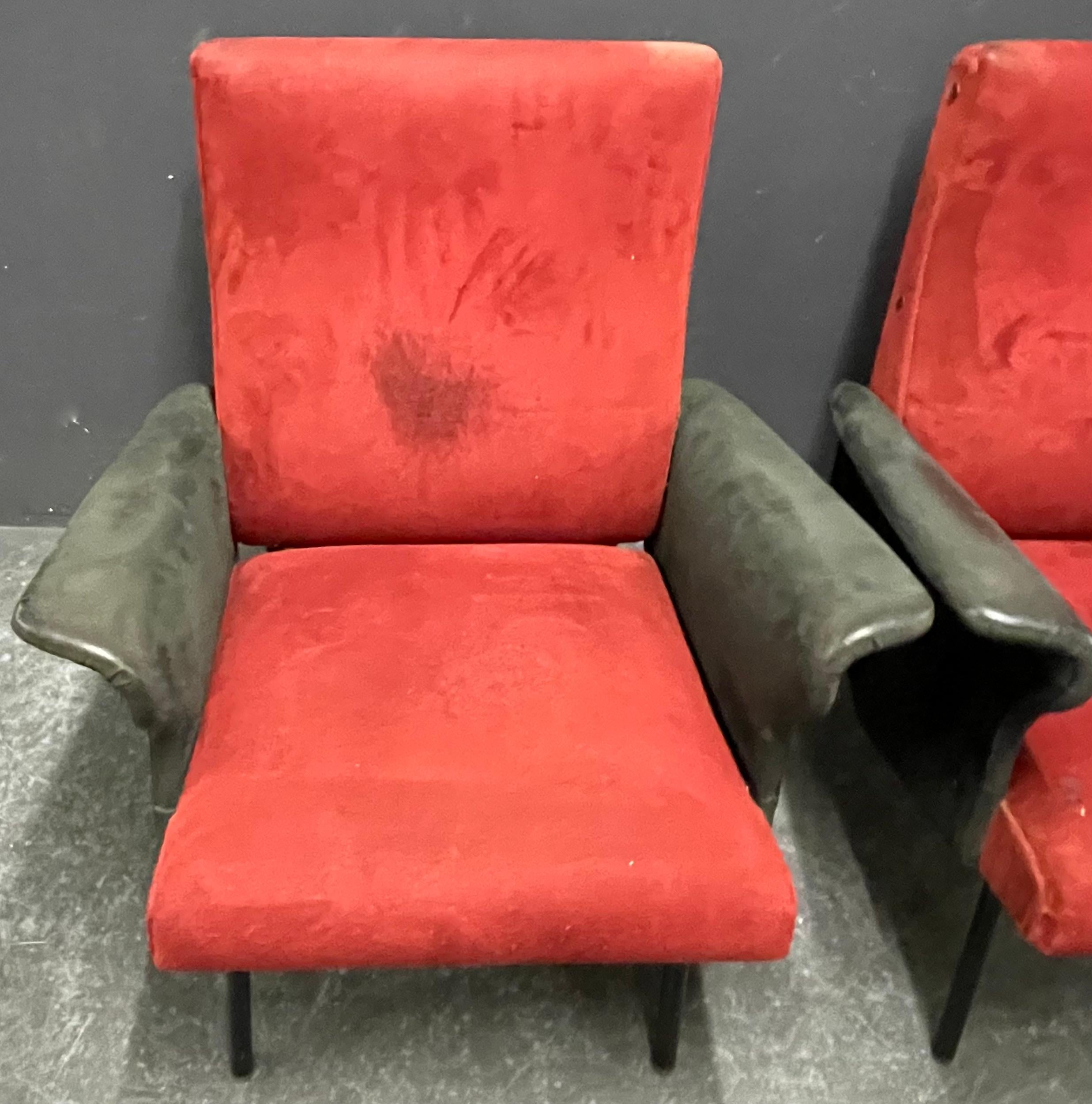 Ensemble très rare de chaises longues P72 d'Osvaldo Borsani en vente 2