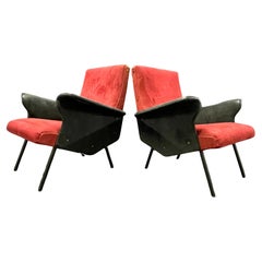 Ensemble très rare de chaises longues P72 d'Osvaldo Borsani