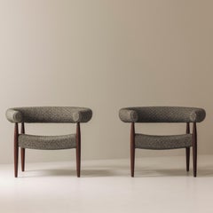 Very rare set of 'Ring Chairs' by Nanna and Jørgen Ditzel, Denmark 1958