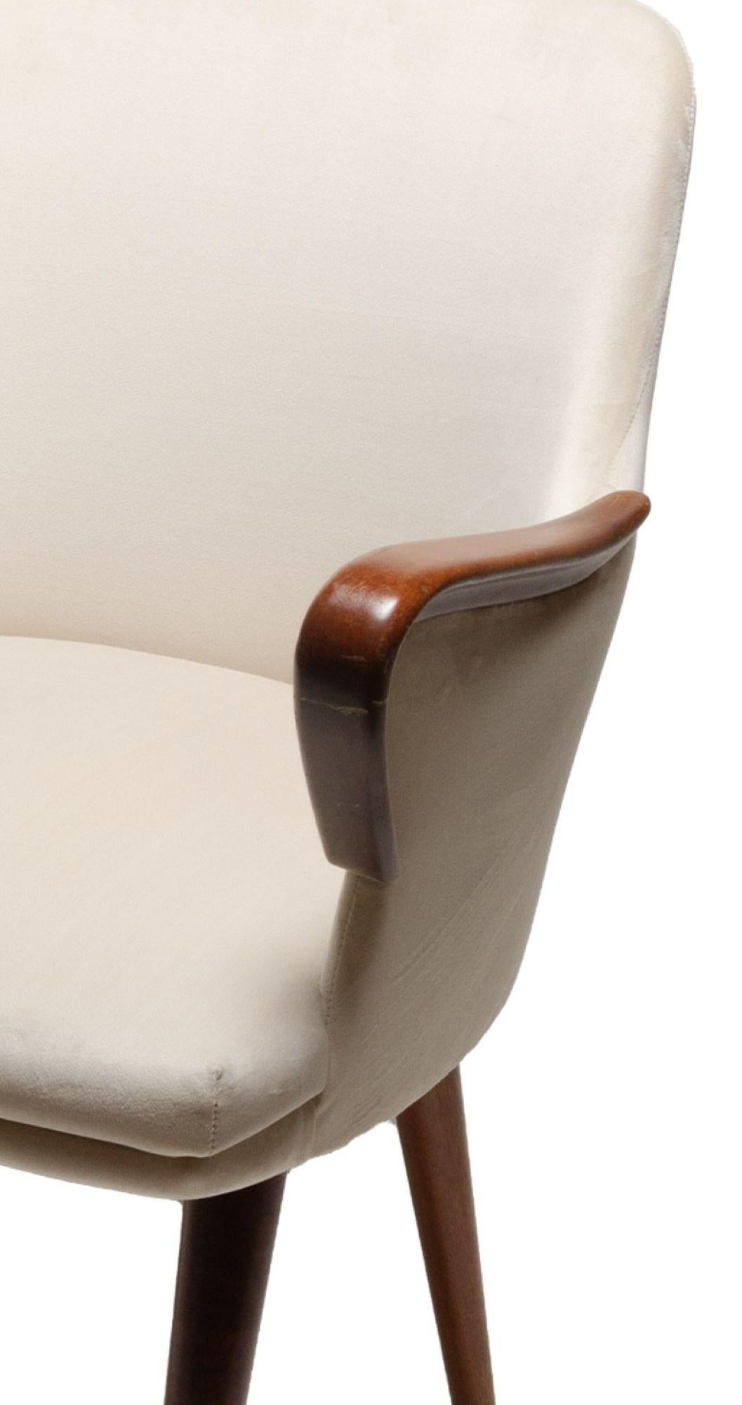 Très rare Ensemble de six fauteuils Osvaldo Borsani mod. P38 Bon état - En vente à Milano, MI