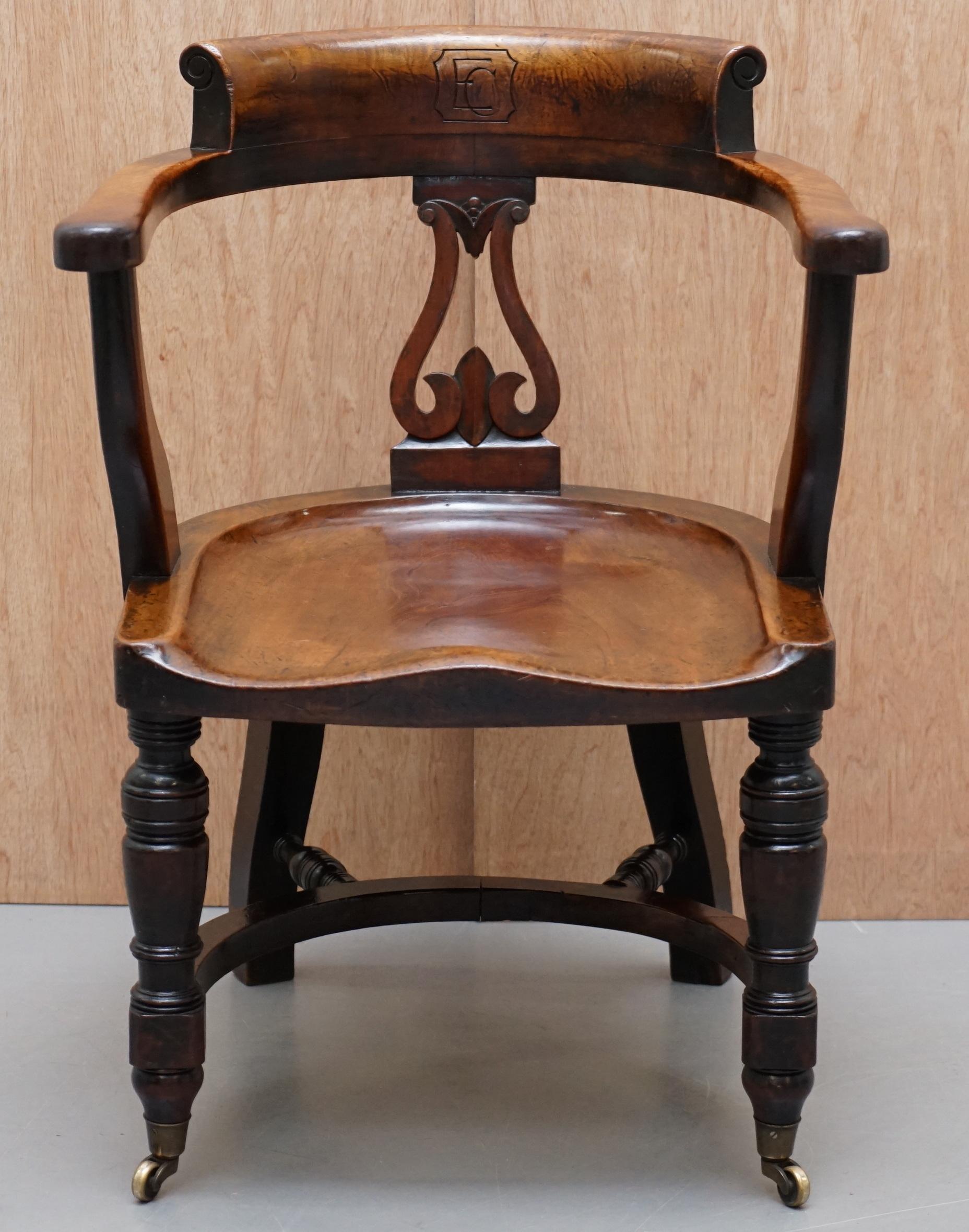 antique captain chairs