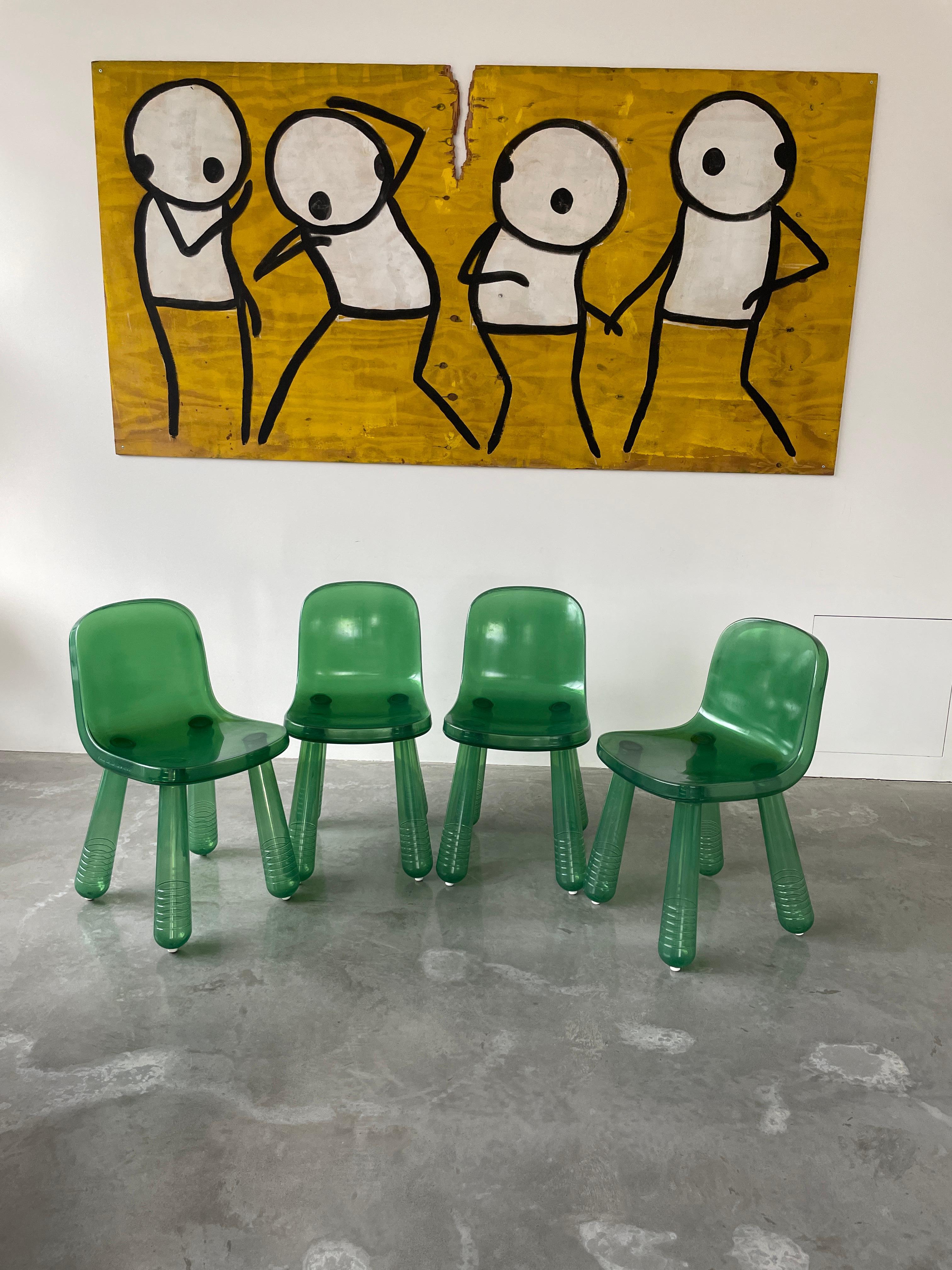 Very rare set of "Sparkling" Chairs by Marcel Wanders for Magis. Signed.   For Sale