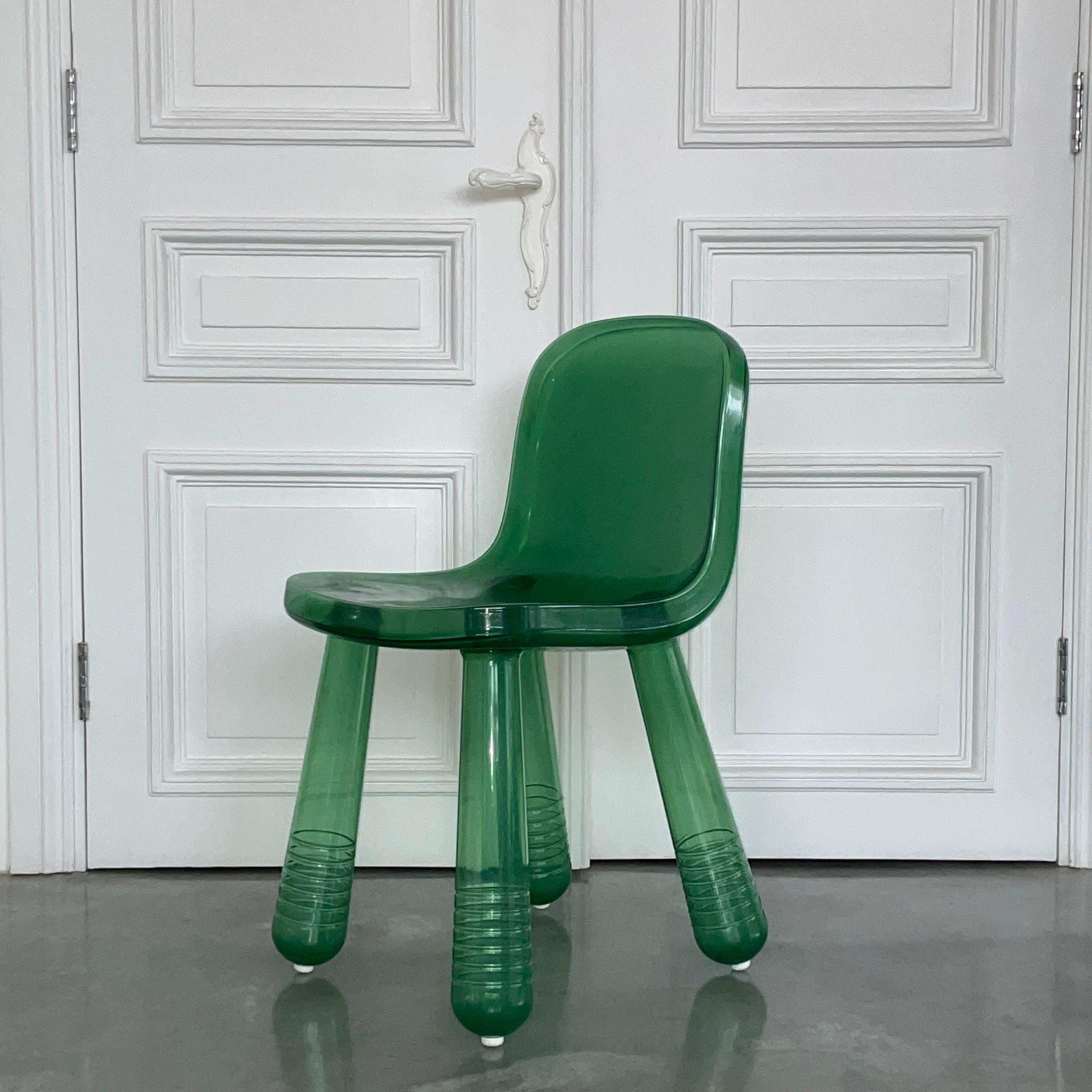 Plastique Ensemble très rare de chaises Parkling de Marcel Wanders pour Magis. Signé.   en vente