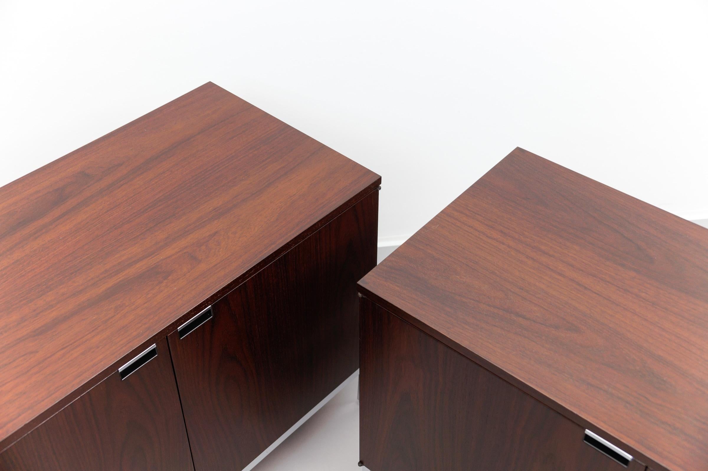 Rarísimo Aparador Florence Knoll Corto Wenge de Knoll International, años 60 en venta 12