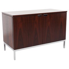 Seltenes kurzes Florence Knoll Wenge-Sideboard von Knoll International, 1960er Jahre